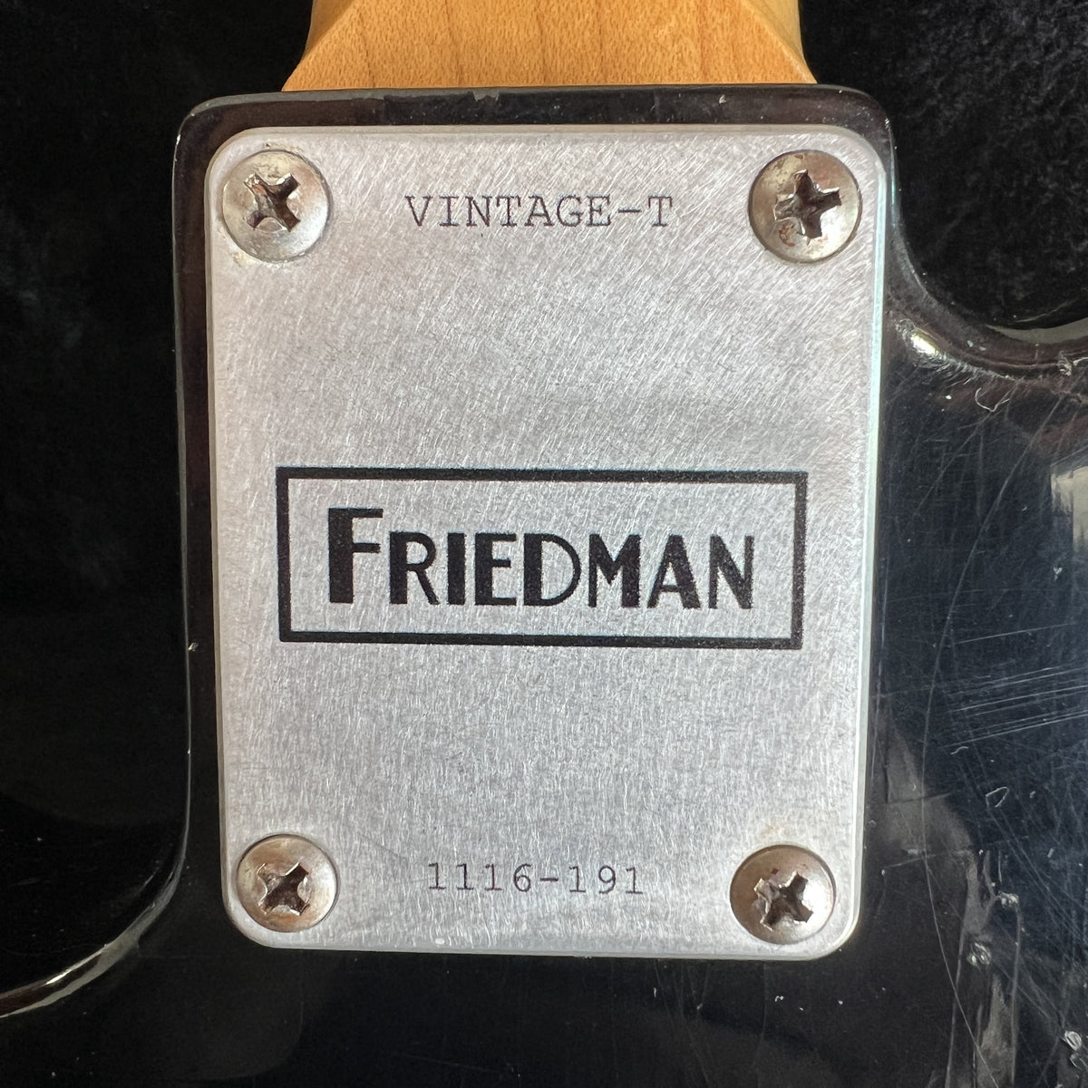 Friedman Vintage-T – 2016 Grover Jackson Era – Serial #1116-191