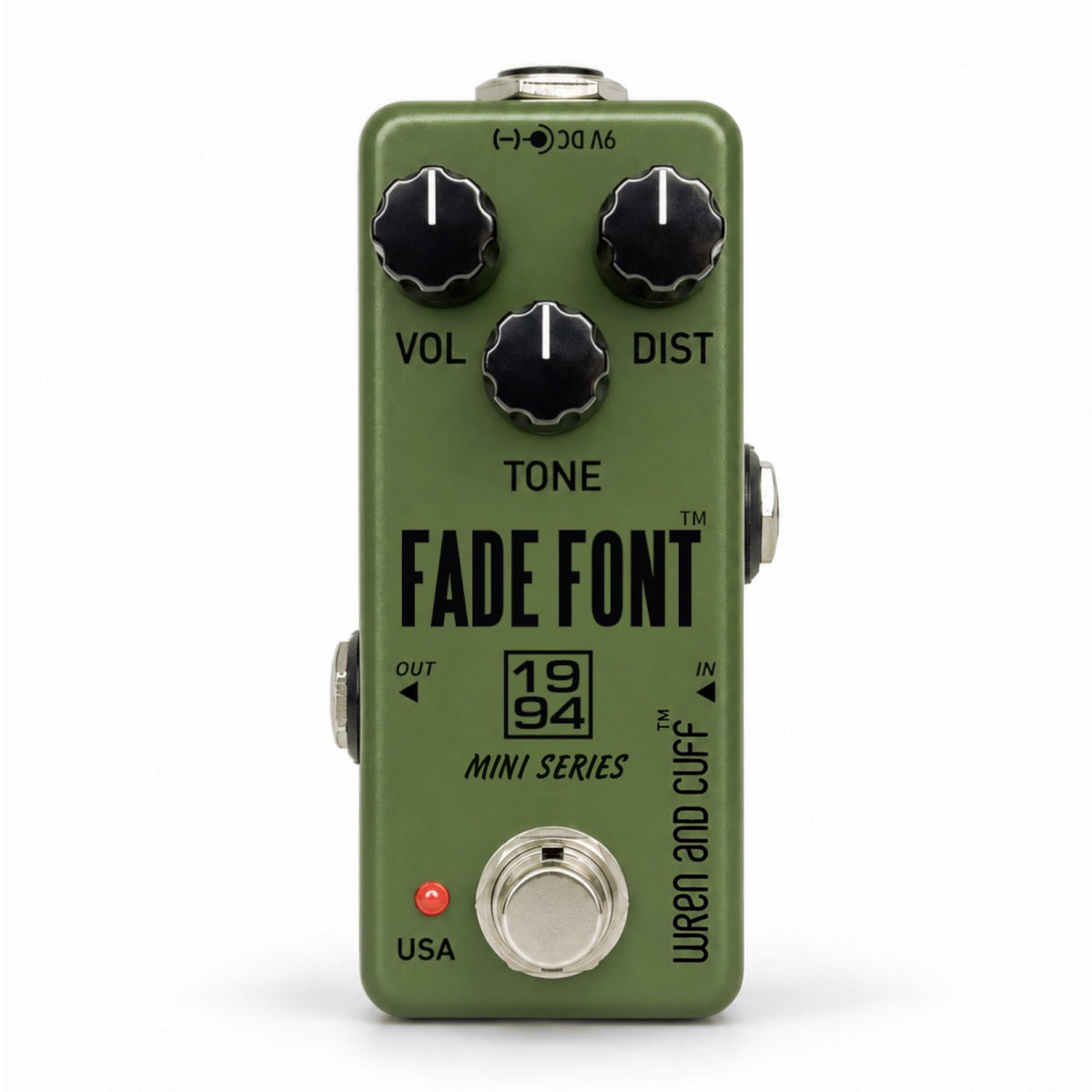 Wren and Cuff Mini Series Fade Font ‘94 Fuzz Pedal