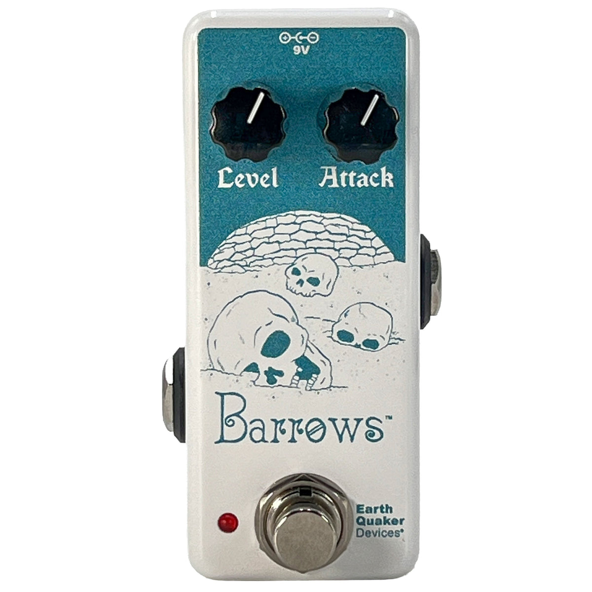 EarthQuaker Devices Barrows - Pearl White &amp; Turquoise - Cottonwood Music Exclusive Color