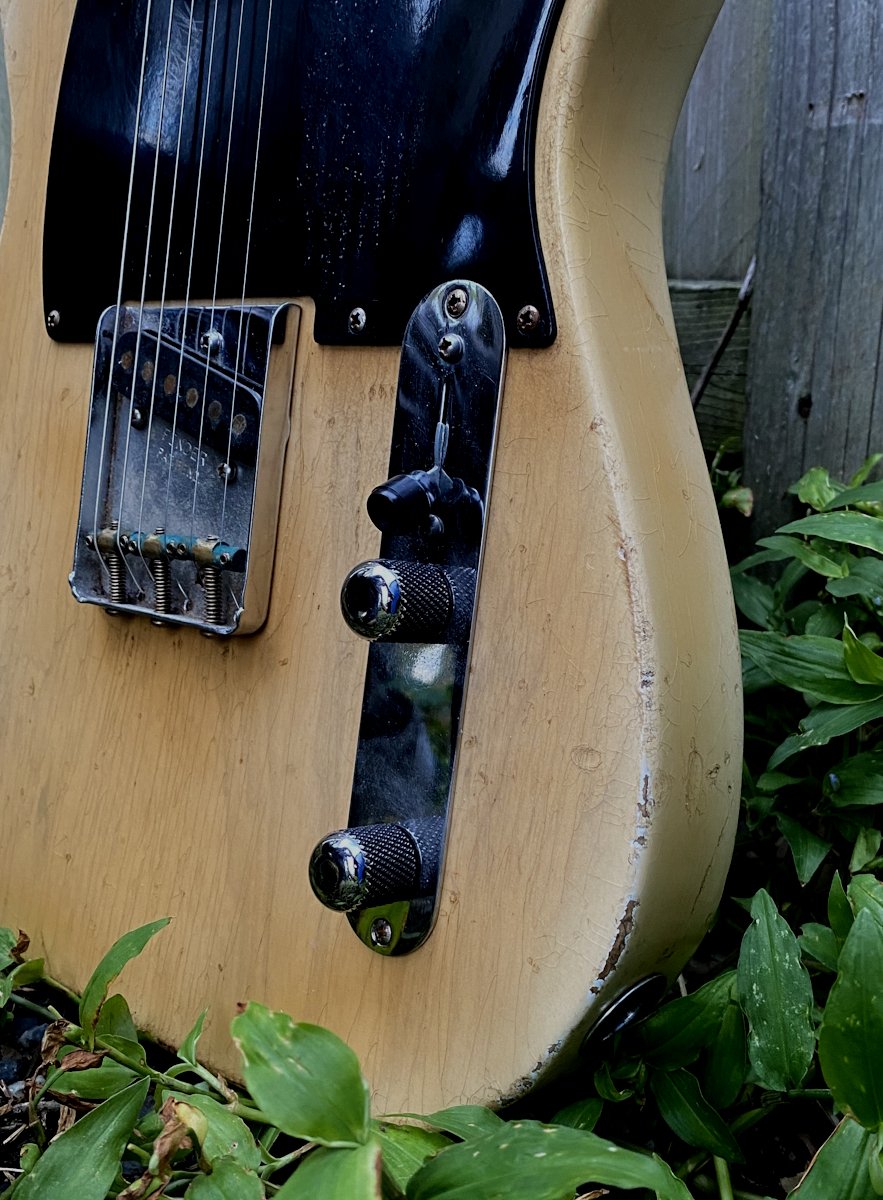 Revelator Guitars - RetroSonic T-Style - Black Guard - #62095