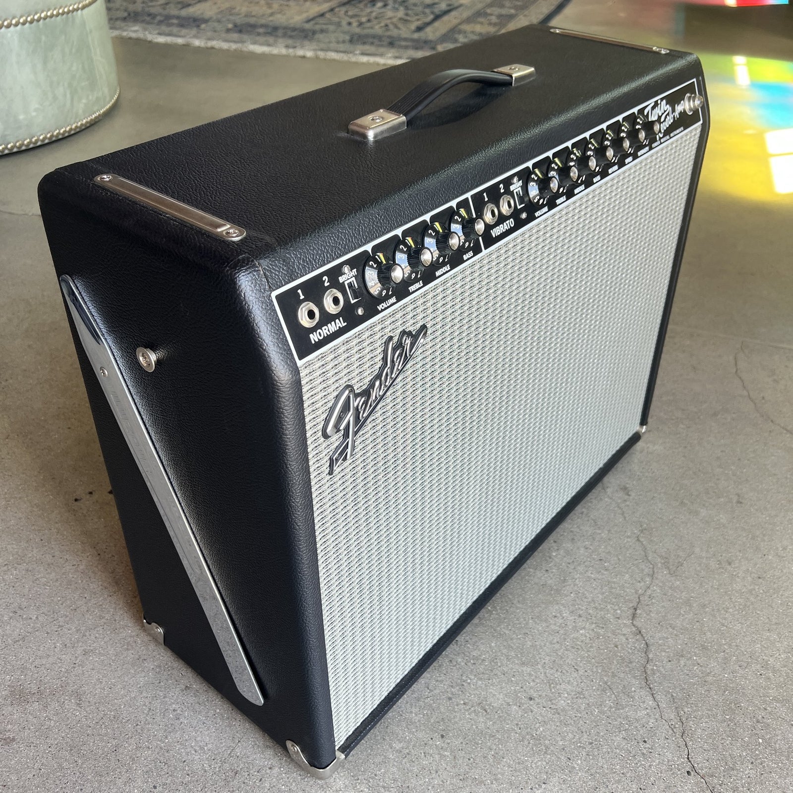 Fender Tone Master Twin Reverb 2x12" 200-Watt Guitar Combo Amp - Black (Excellent Condition)