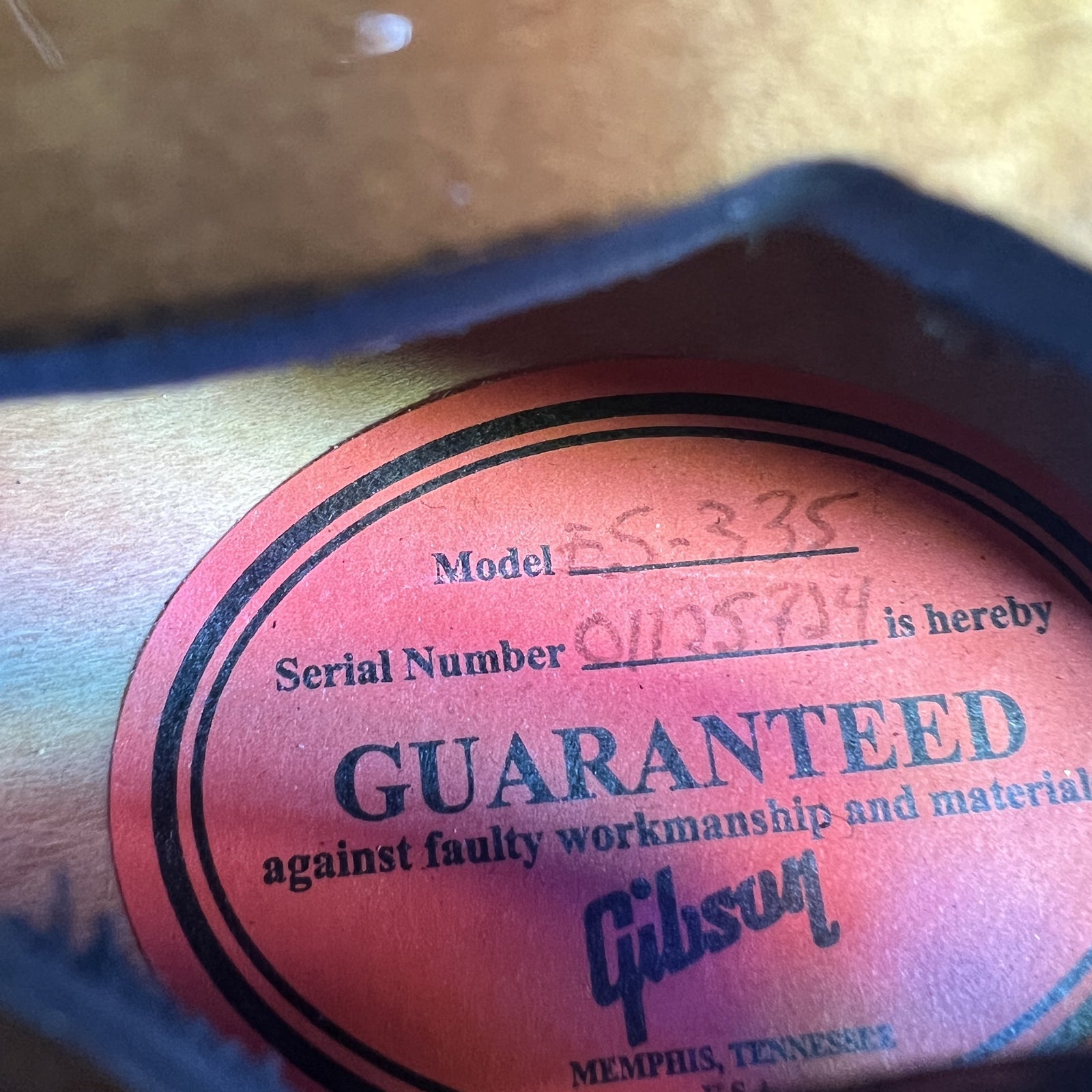 2005 Gibson ES-335 Dot Reissue – Figured Sunburst (Nashville Build)