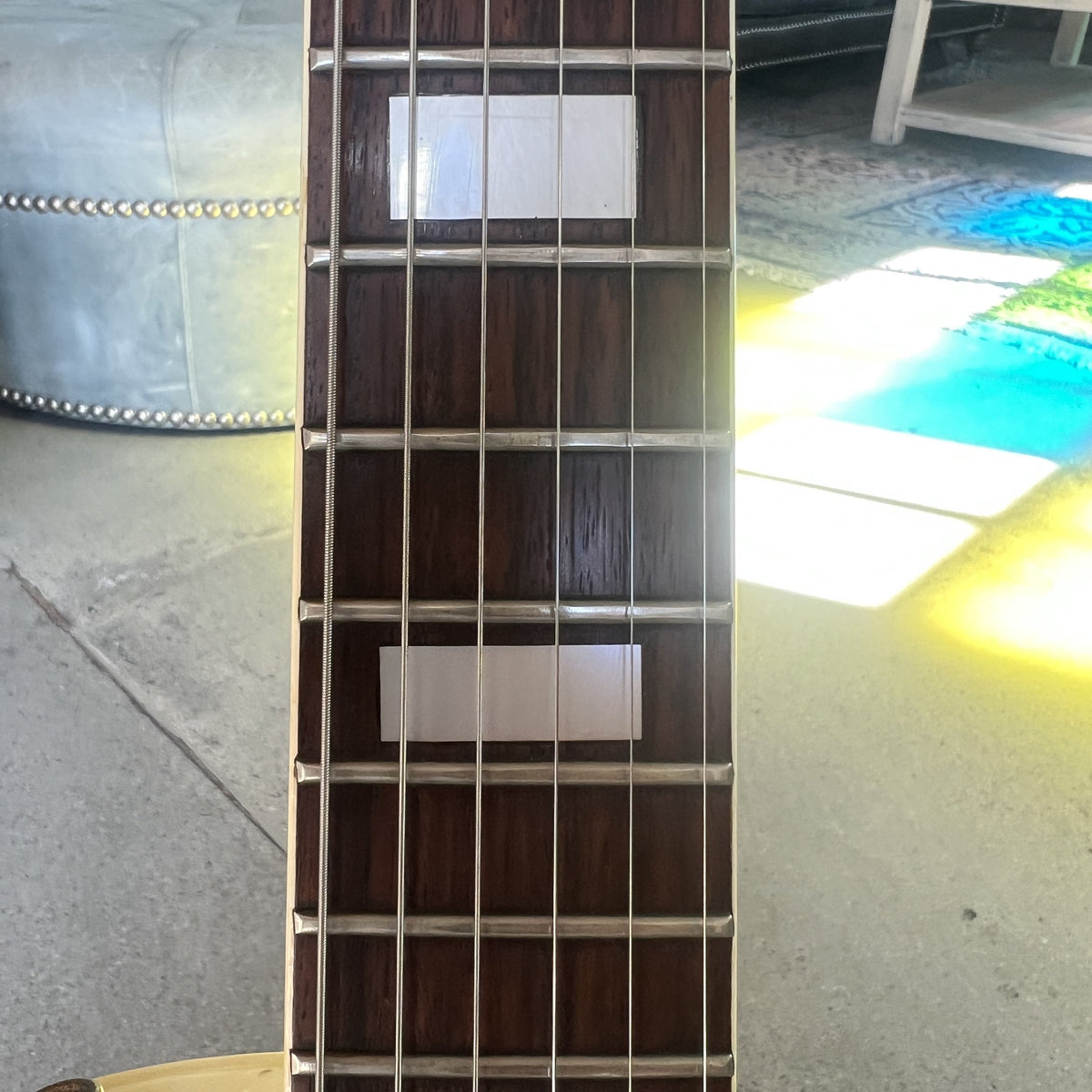 1977 Ibanez Model 2350 Custom Lawsuit Era Electric Guitar - Antique White (Steve Jones Sex Pistols Tribute)