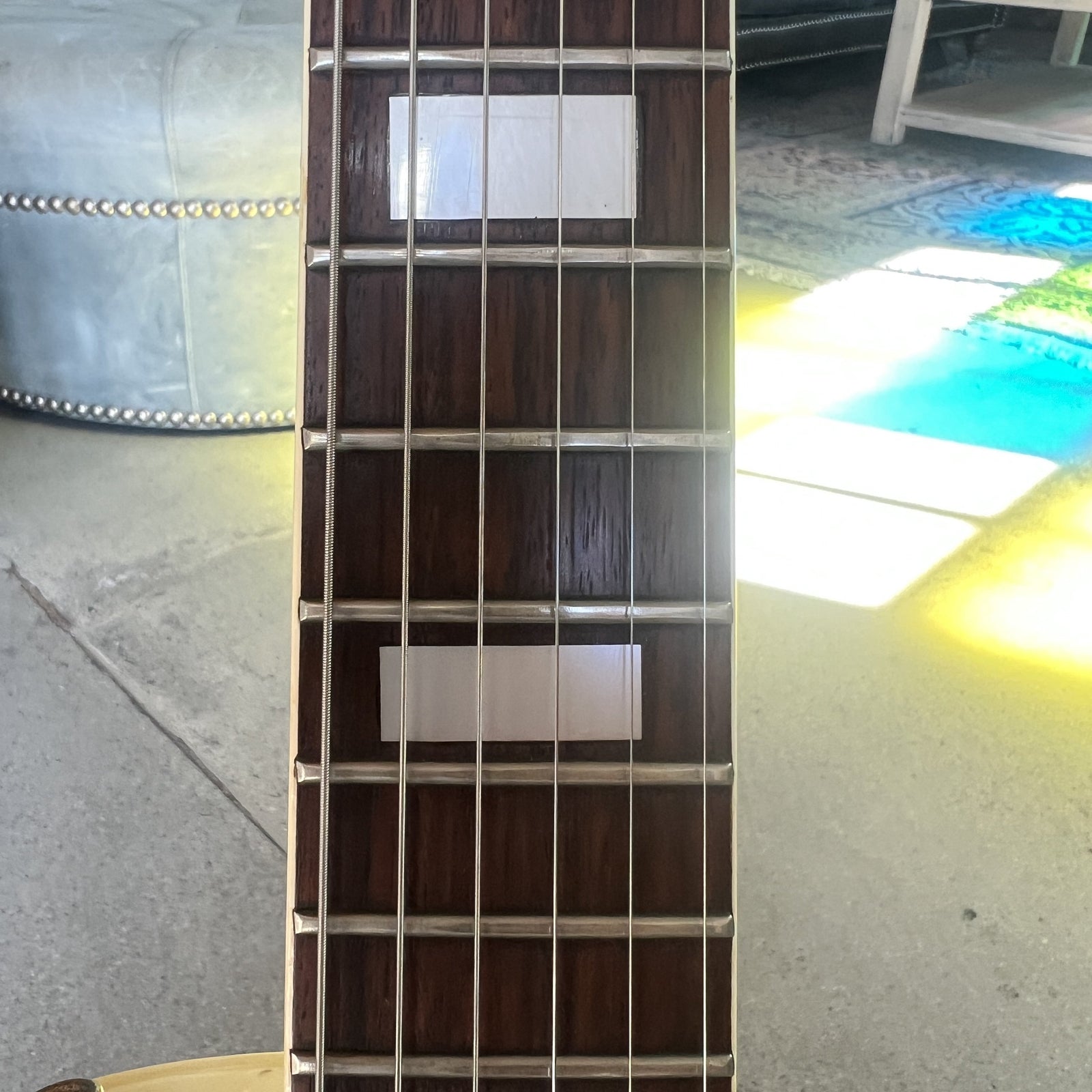 1977 Ibanez Model 2350 Custom Lawsuit Era Electric Guitar - Antique White (Steve Jones Sex Pistols Tribute)