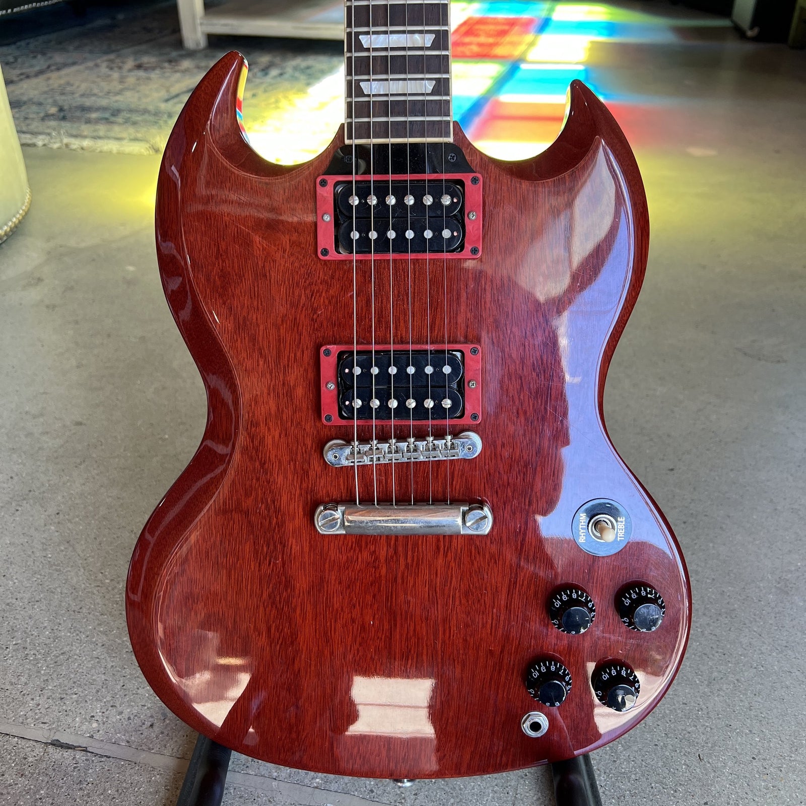 Gibson Mod Shop SG Standard '61 Reissue - Cherry Red (Serial #215810355)