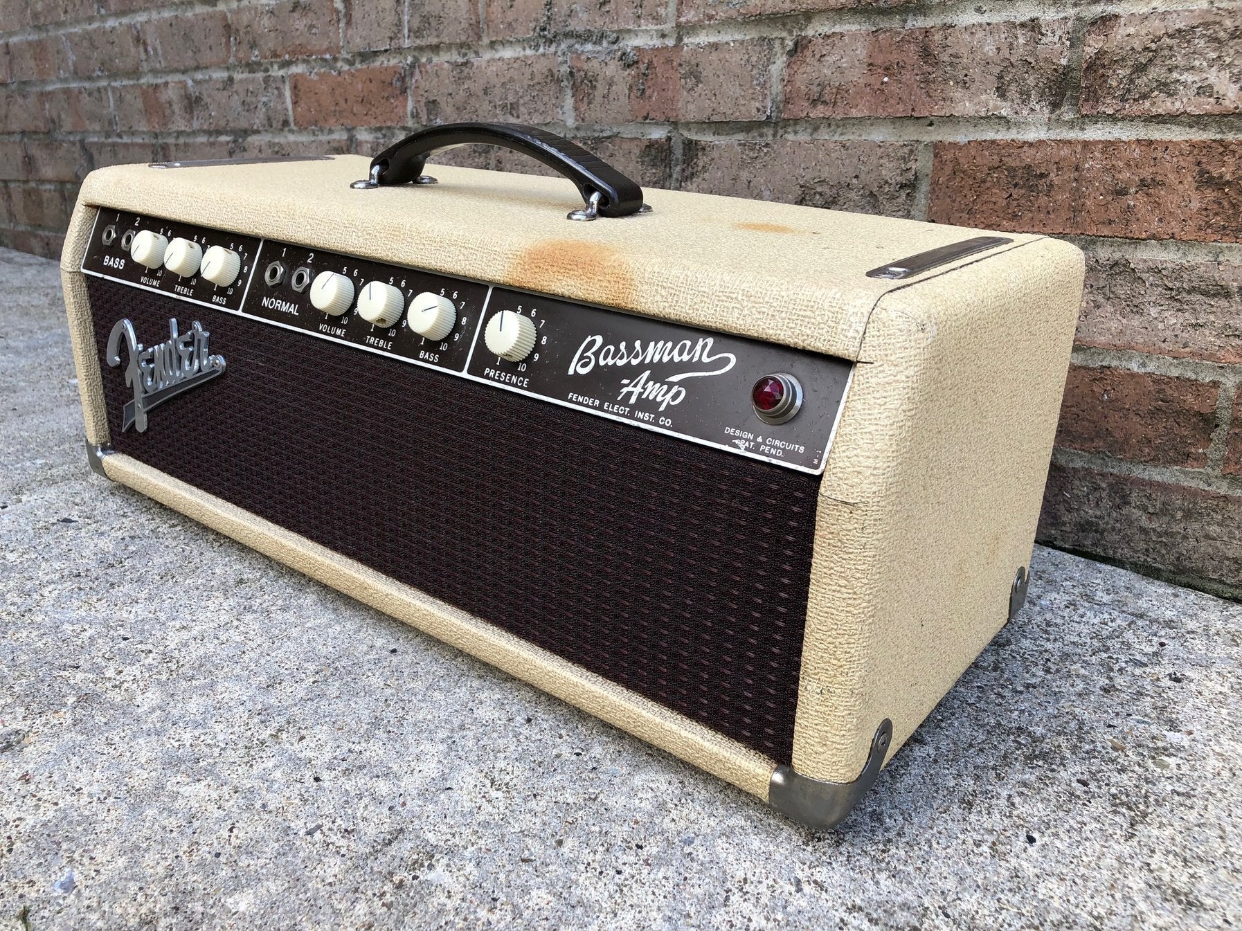 Vintage 1962 Fender Bassman Guitar Amplifier 6G6-B