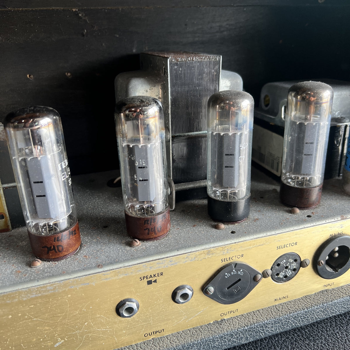 Vintage 1969 Marshall Super PA 100W Amplifier Head (SP / 1619A) – Super Lead Modded
