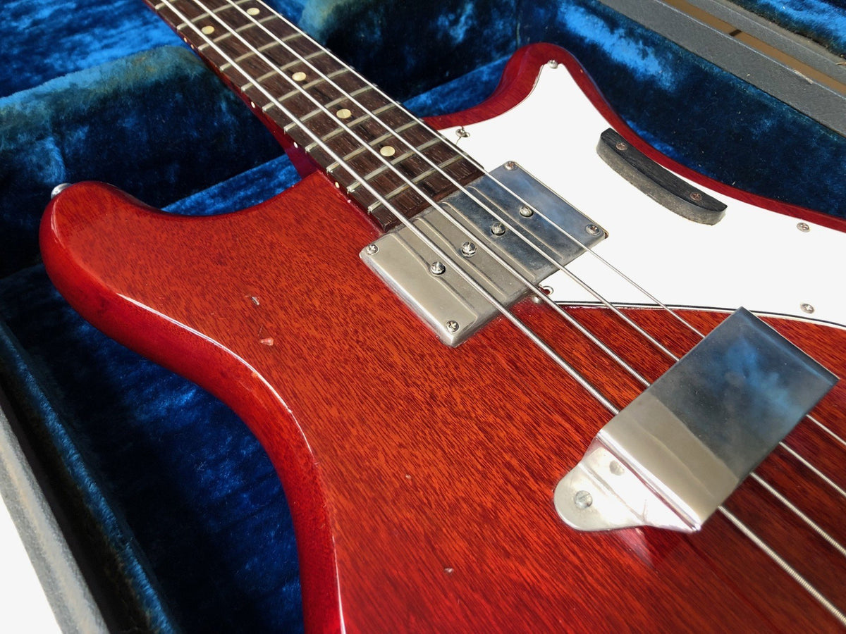 Vintage 1964 Epiphone Newport bass guitar and case 100% original