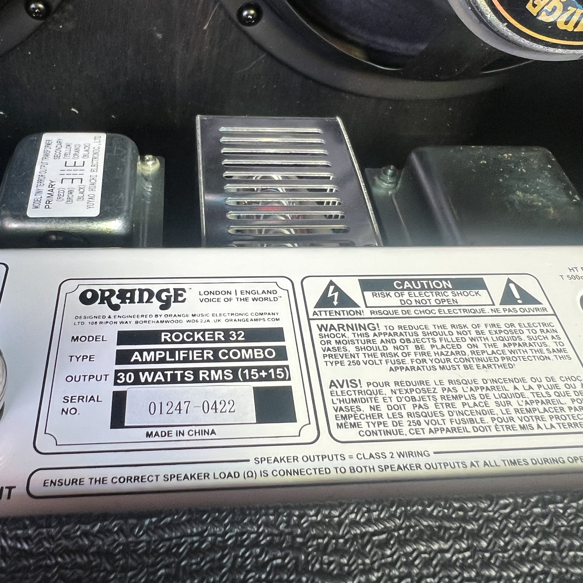 Orange Rocker 32 2-10" 30W Guitar Amplifier