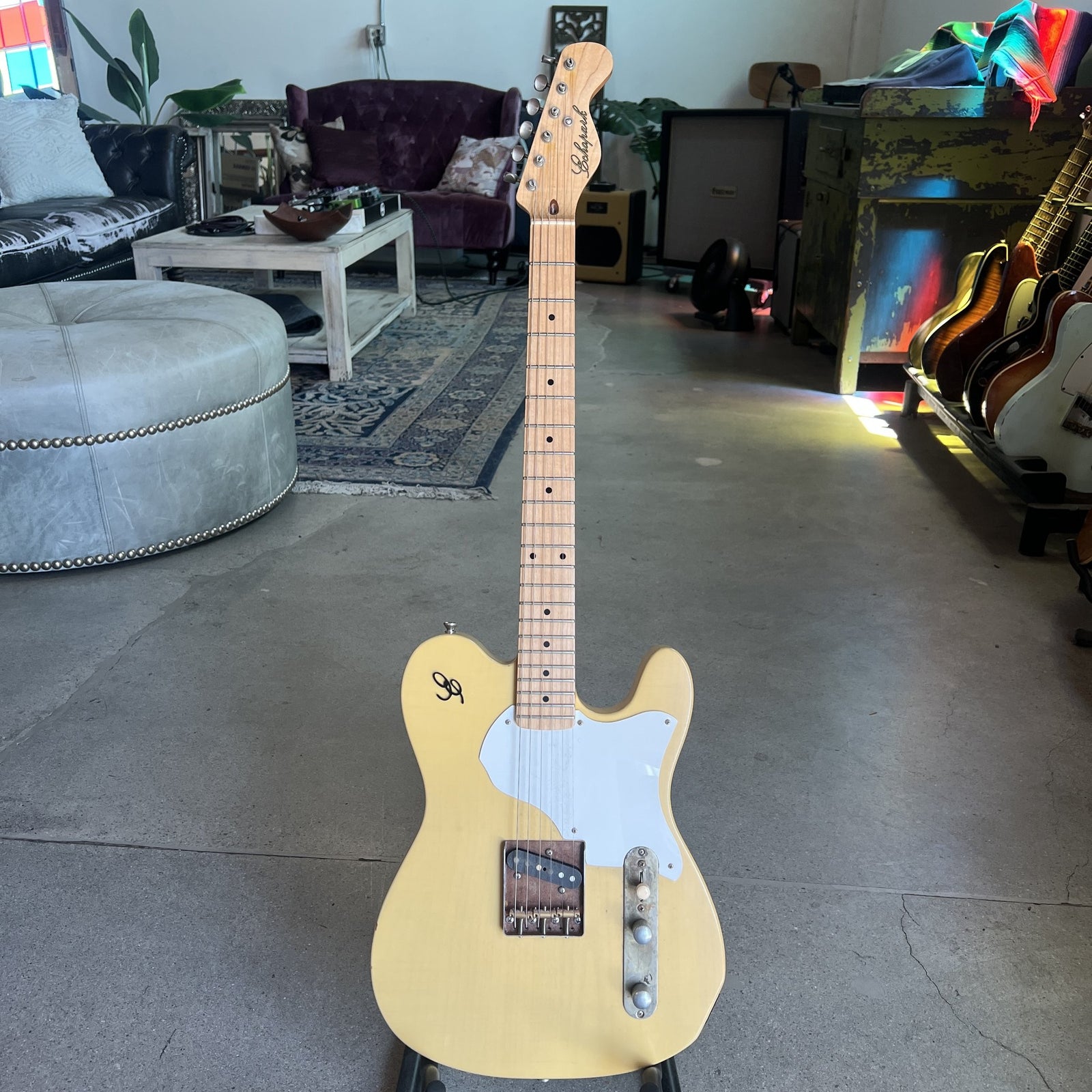 2019 Echopark Echocaster Esquire - Butterscotch