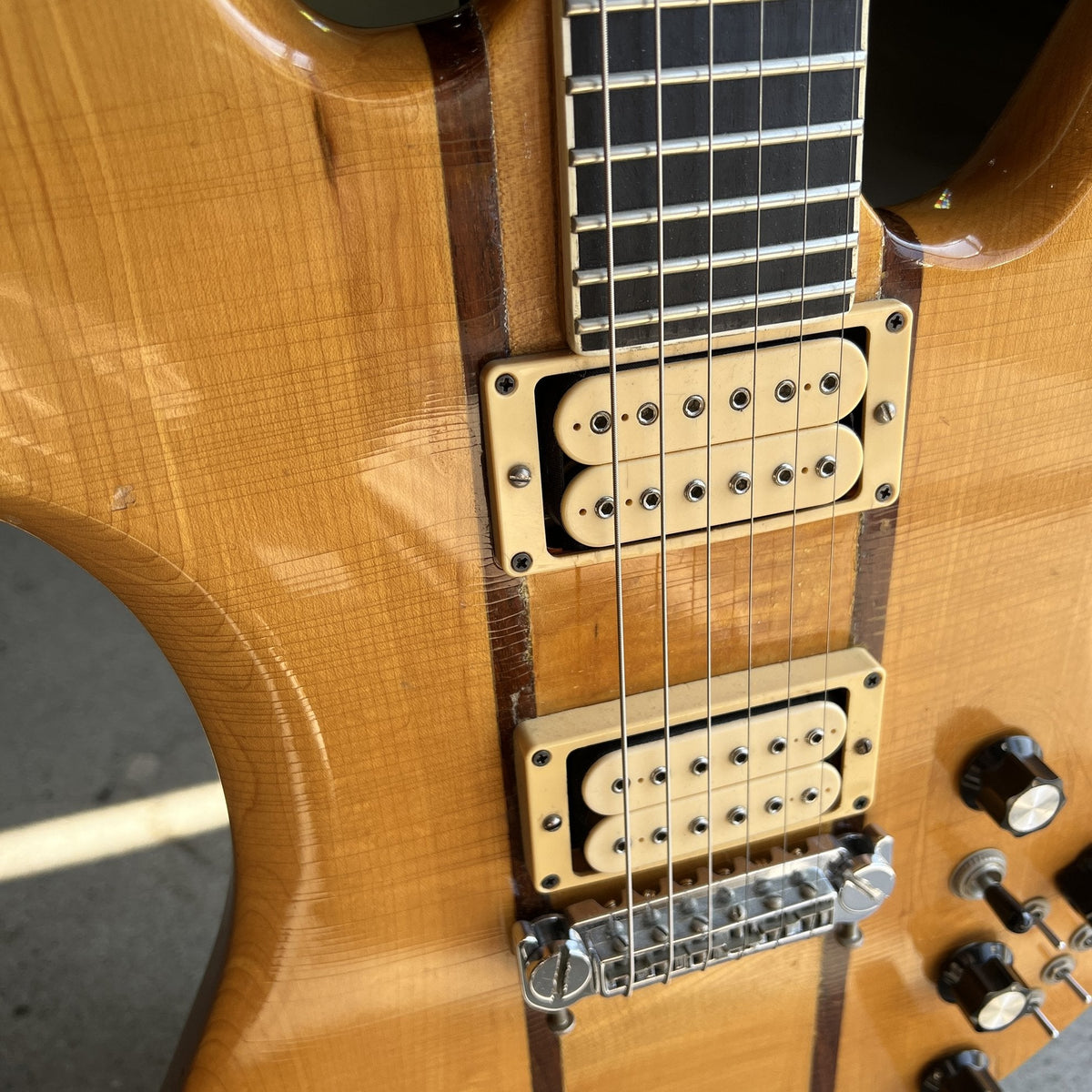 1976 BC Rich Mockingbird Supreme, owned by Tom Bukovac