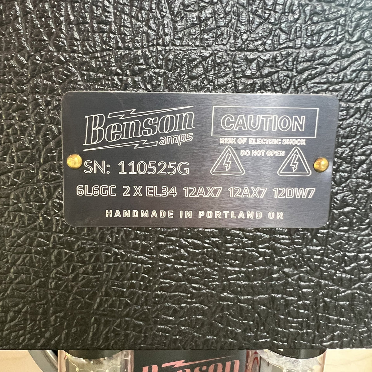 Benson Amps Monarch Reverb Plus - Black / Check