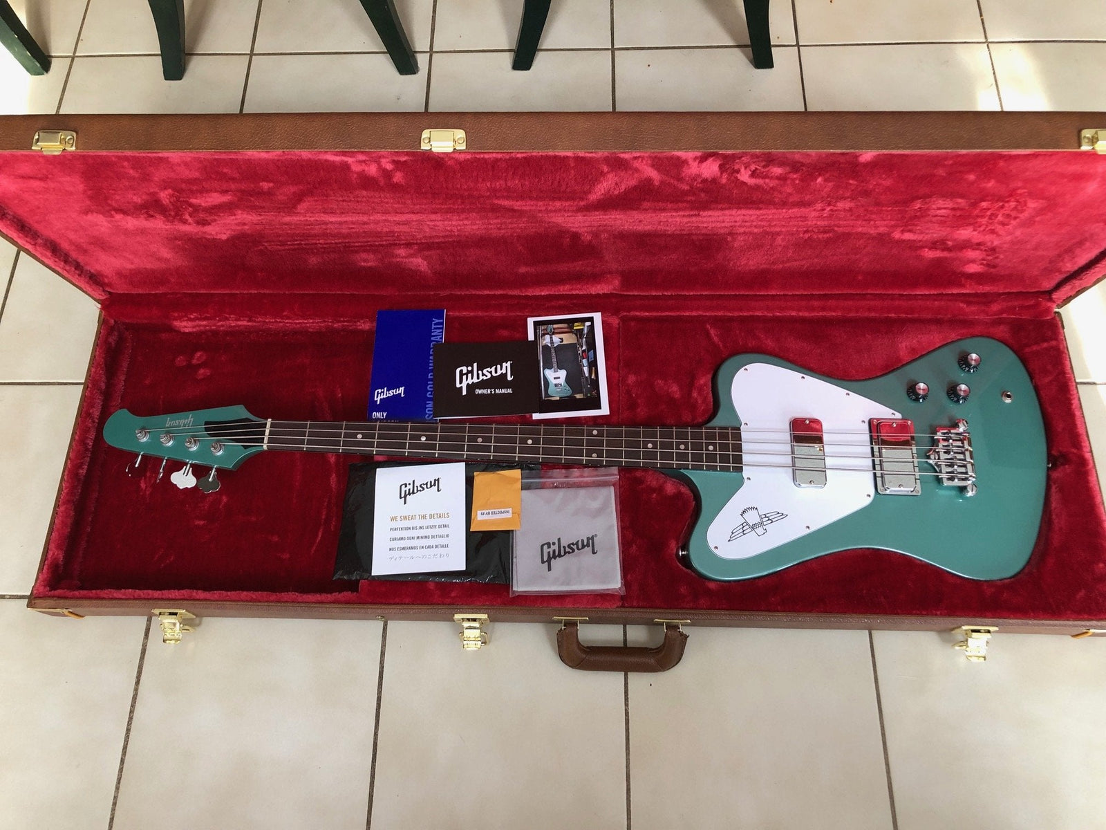 2020 Gibson Thunderbird Bass Guitar - Inverness Green