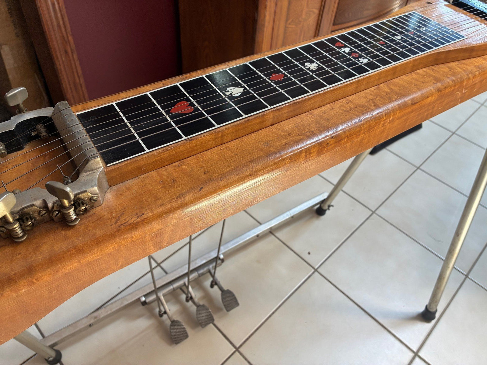 Vintage 1970's Sho-Bud Maverick Pedal Steel Guitar - Birdseye Maple
