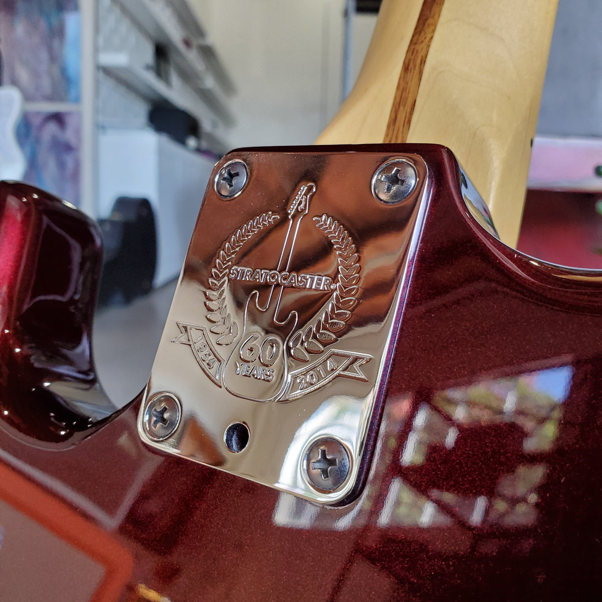 2014 Fender American Standard Stratocaster - Bordeaux Metallic