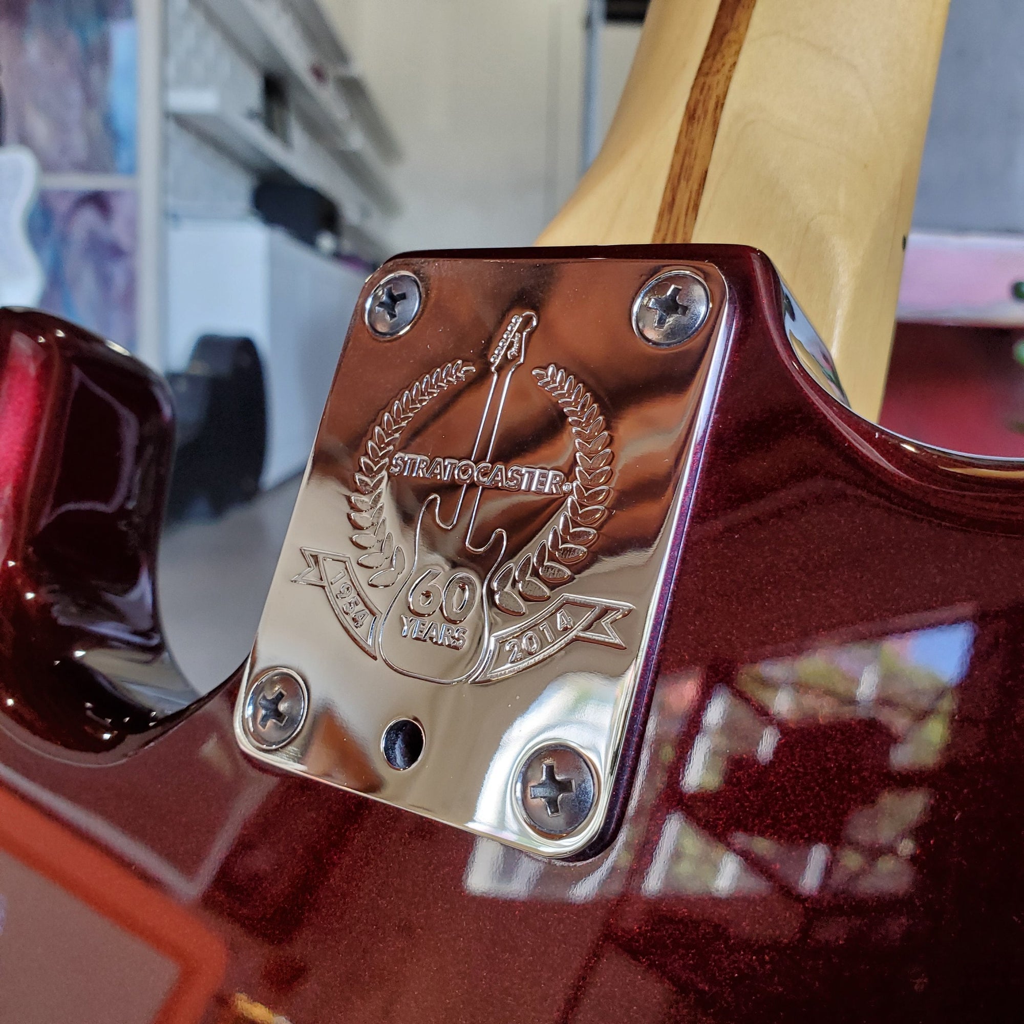 2014 Fender American Standard Stratocaster - Bordeaux Metallic