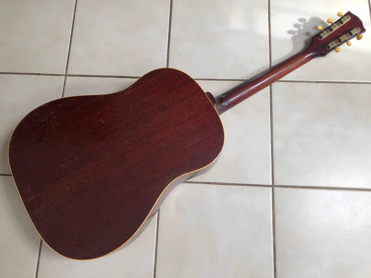 Vintage 1968 Gibson J-45 Acoustic Guitar - Cherry Red