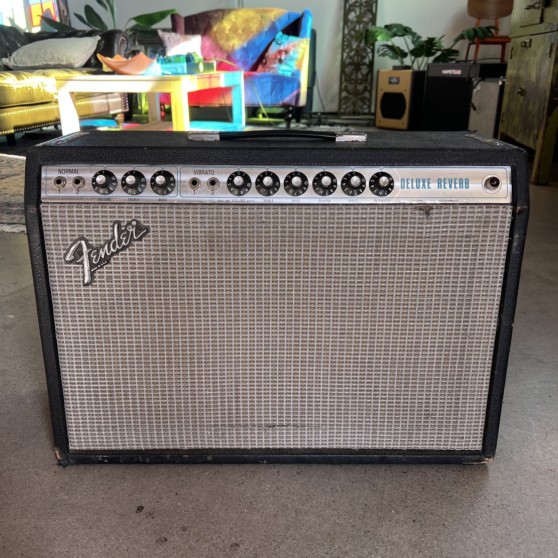 1979 Fender Silverface Deluxe Reverb (Late '79 "Line Out" Model)