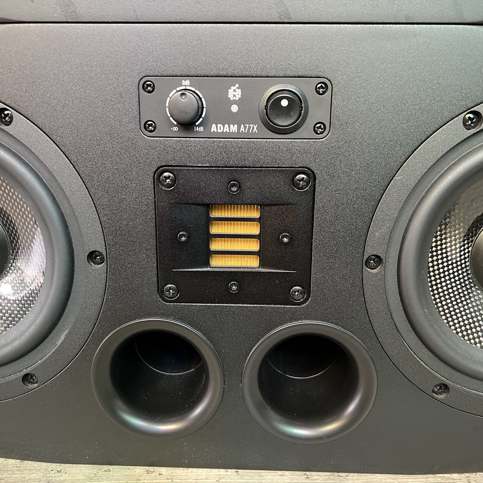 ADAM Audio A77X 2.5-Way Active Studio Monitors - Matched Pair (Speaker A & Speaker B) - Excellent Condition