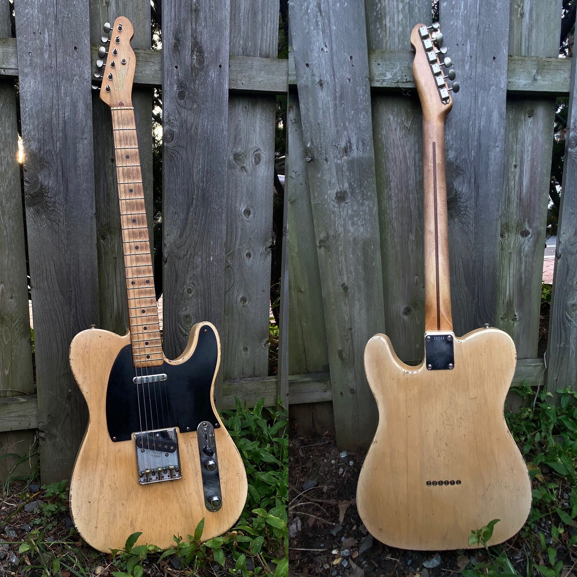 Revelator Guitars - RetroSonic T-Style - Black Guard - #62095