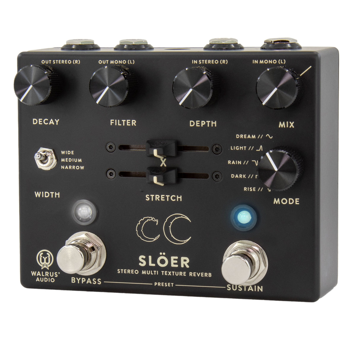 Walrus Audio SLÖER Stereo Ambient Reverb - Black