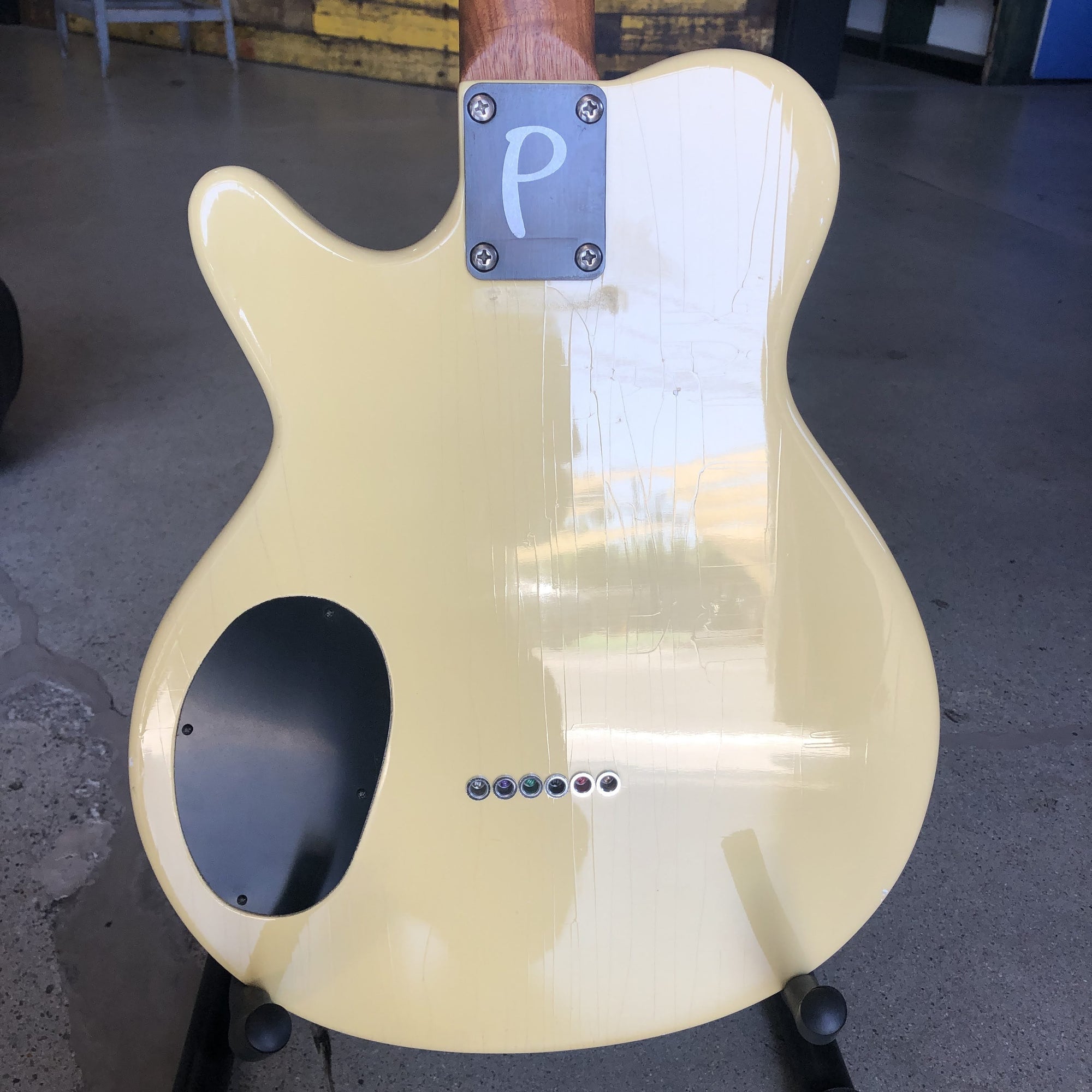 Porter Guitars Les Bois Custom, Vintage Yellow, Light Relic - #18-026