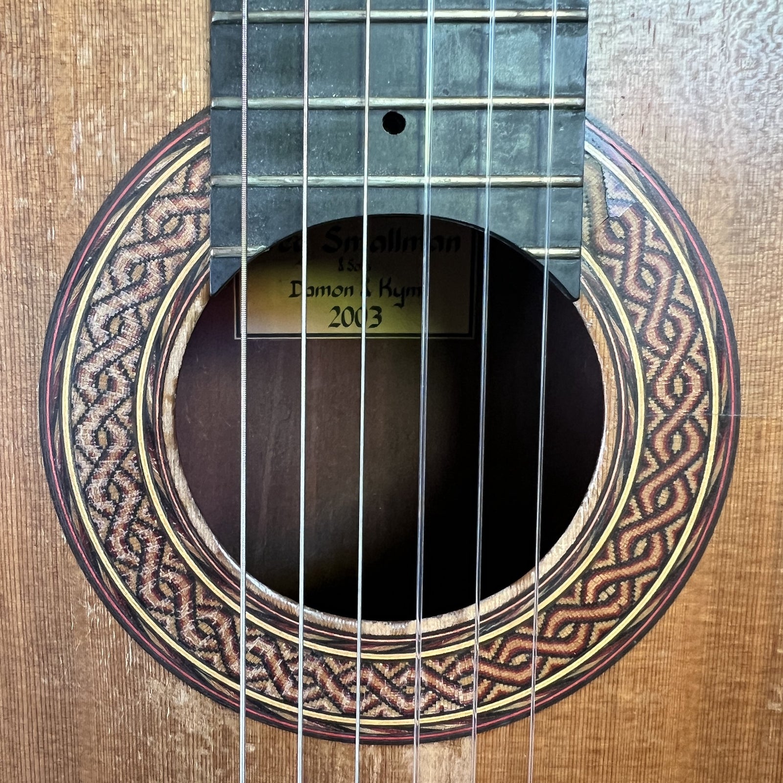 2003 Greg Smallman & Sons Concert Classical Guitar – Brazilian Rosewood & Western Cedar