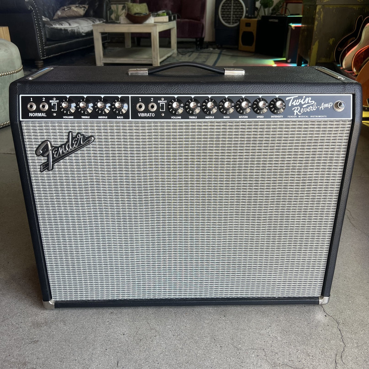 Fender Tone Master Twin Reverb combo amp front view