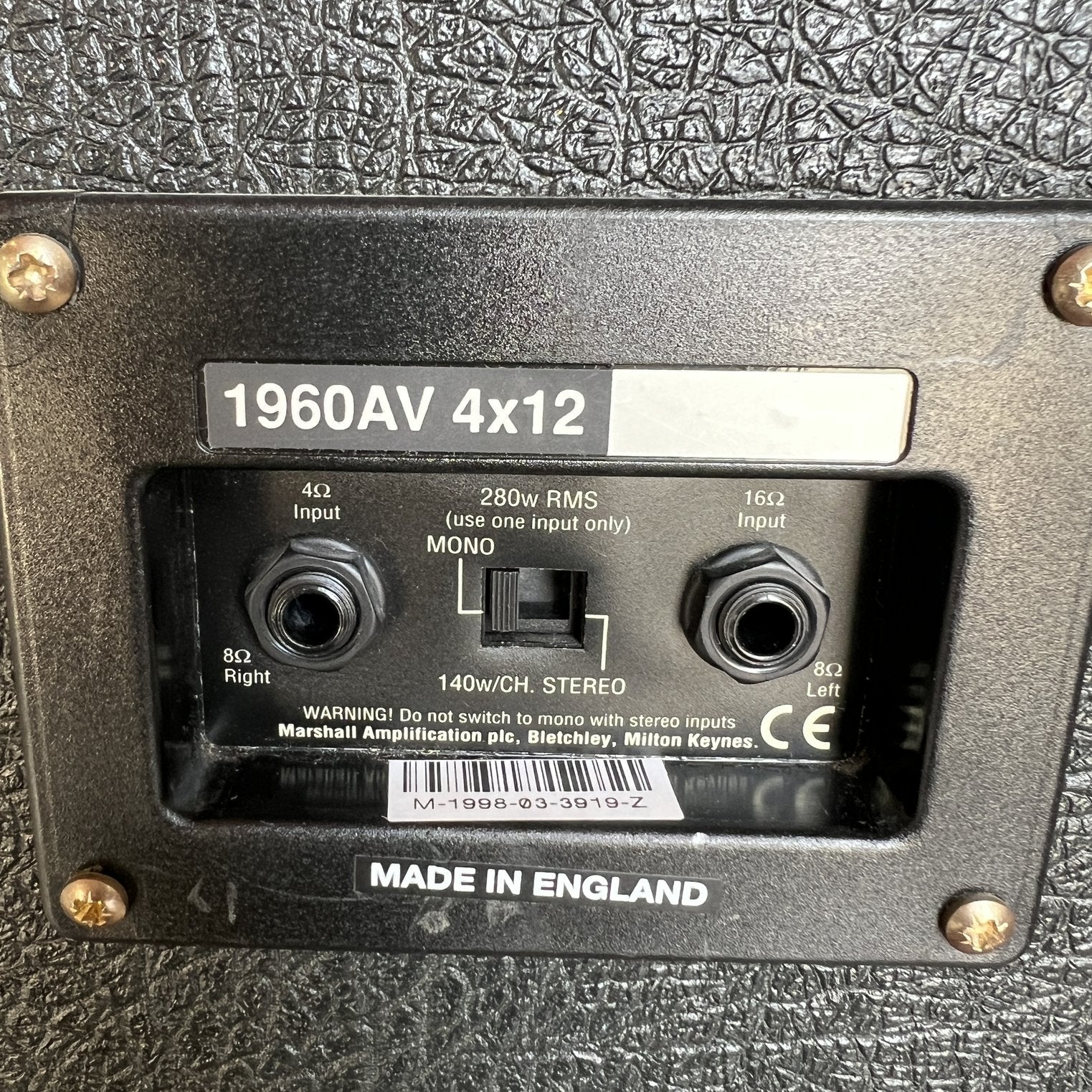 Marshall JCM 2000 DSL 100 Head & 1960AV 4x12 Cabinet