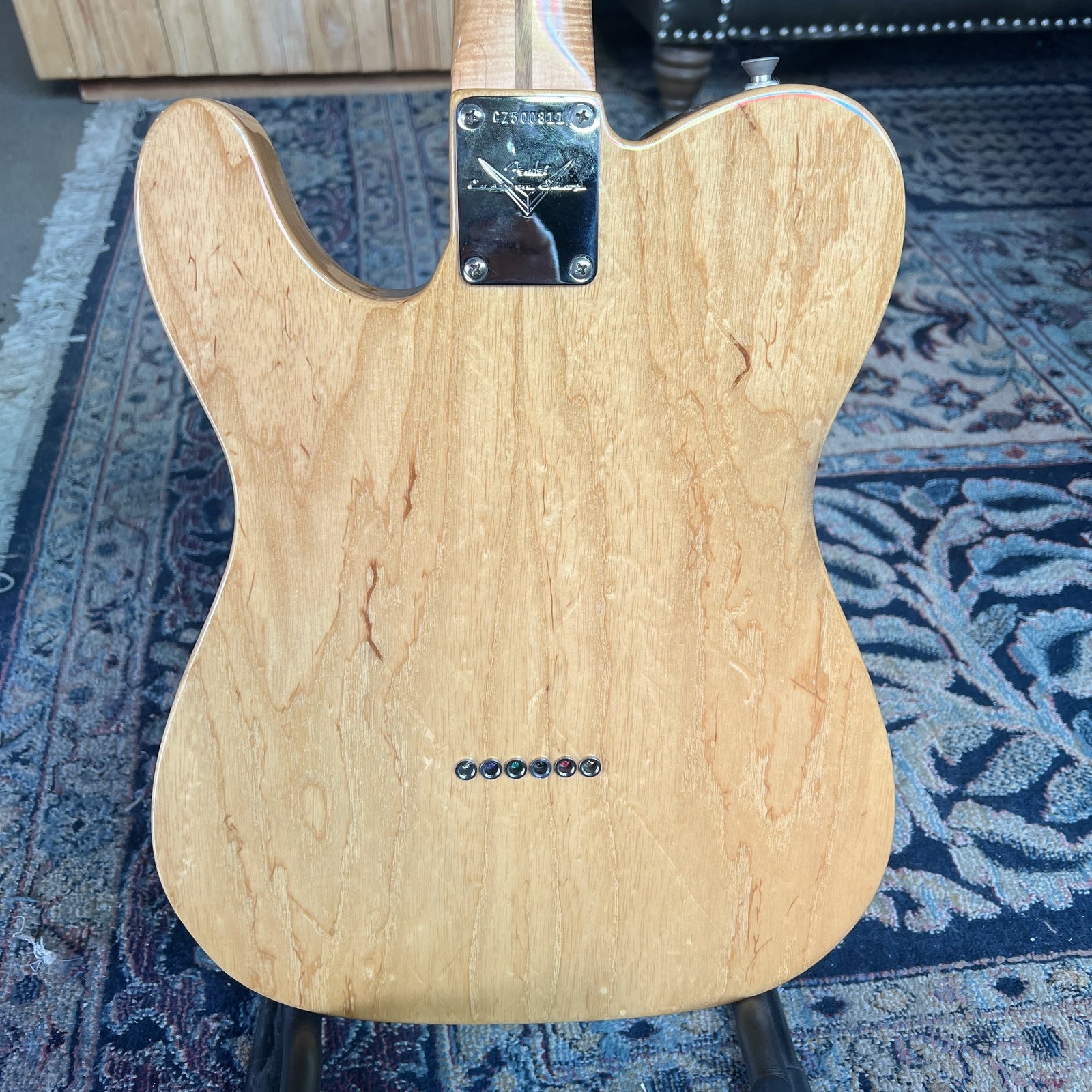 2006 Fender Custom Shop American Custom Telecaster – Natural with Figured Flame Maple Neck (7lbs 3.3oz)