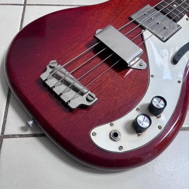 Vintage 1964 Epiphone Newport Bass Guitar & Case
