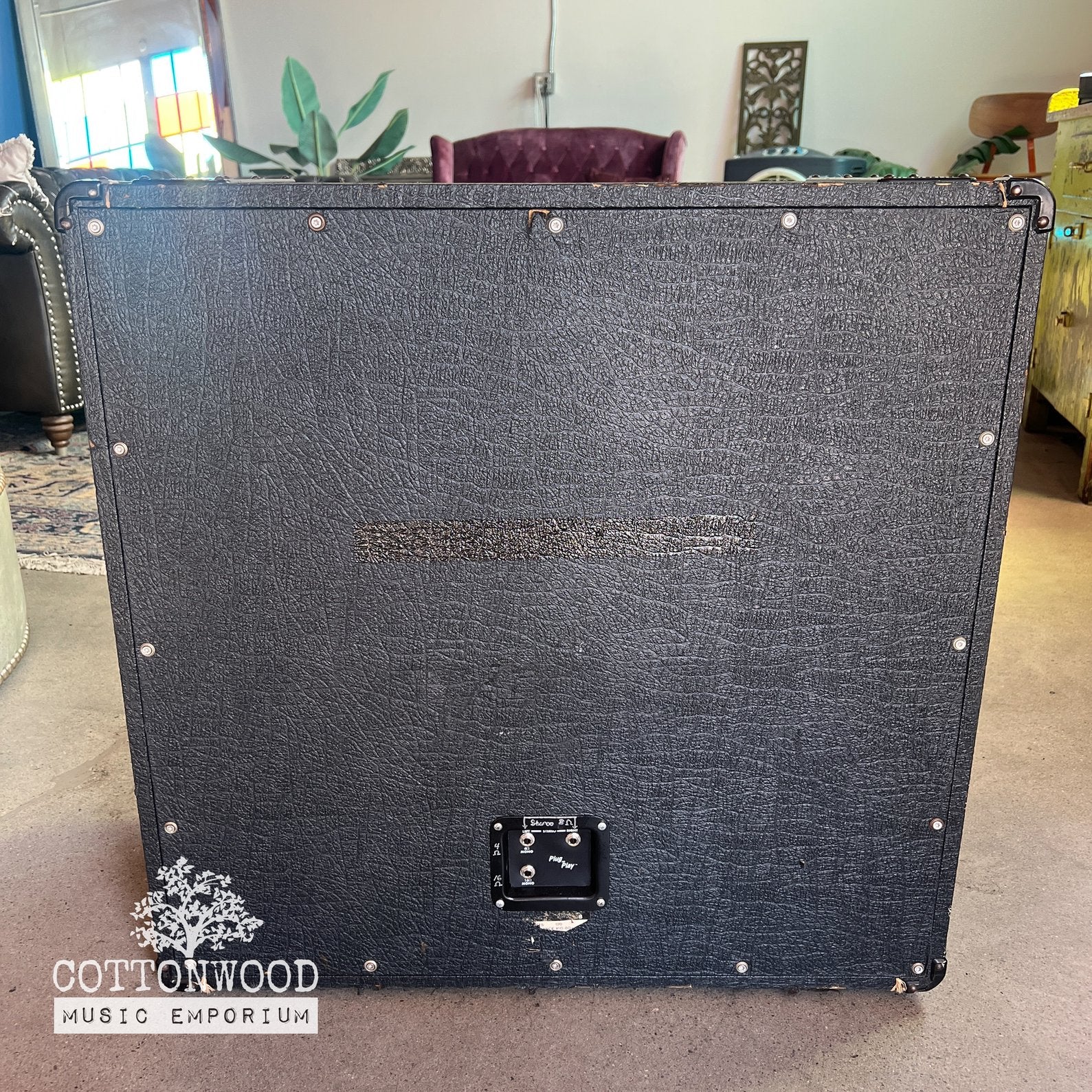 Vintage 1976 Marshall 1960A 4x12 Angled Guitar Cabinet - Checkerboard & Blackbacks