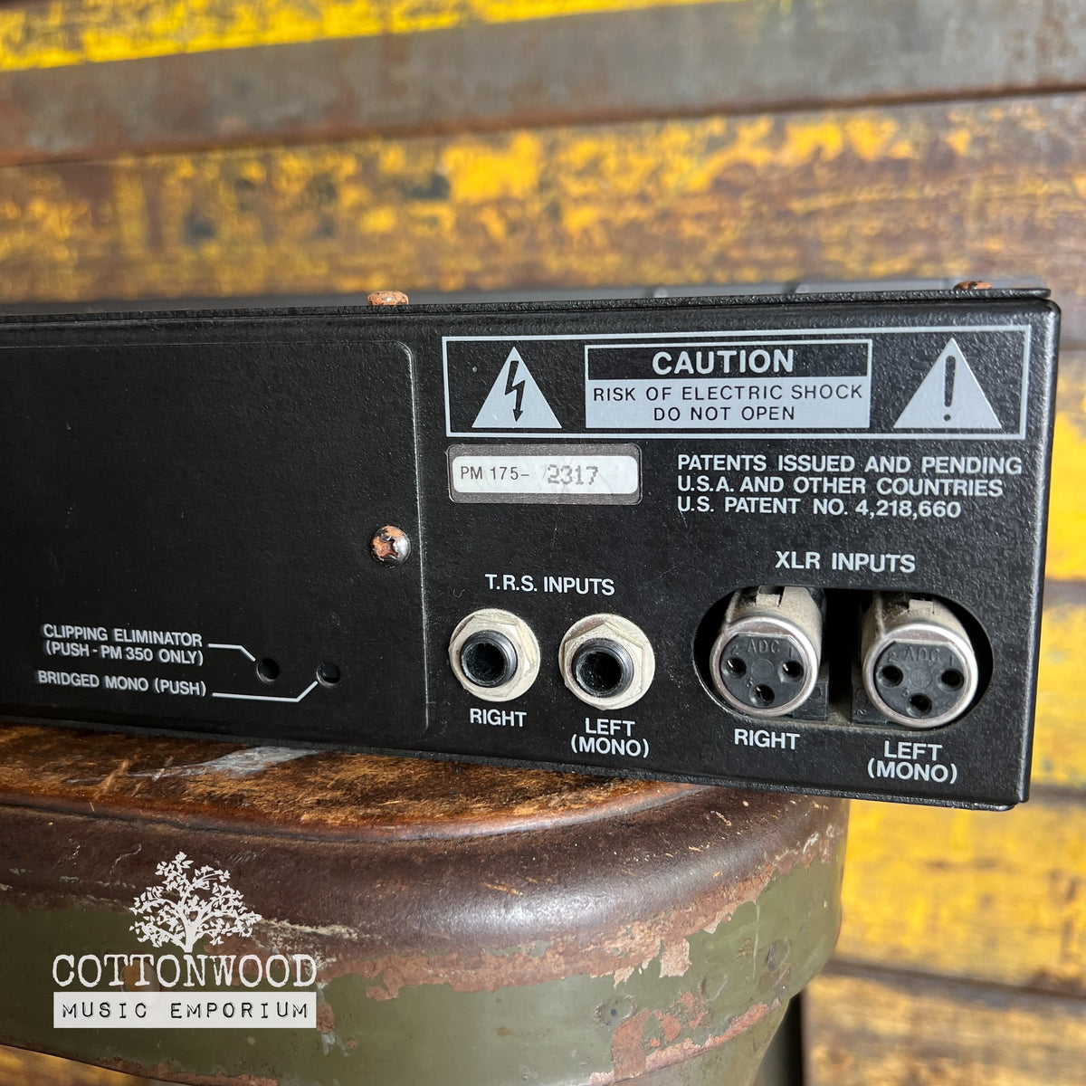 Carver PM-175 Magnetic Field Power Amplifier | 175W/Ch Professional Rack Amp