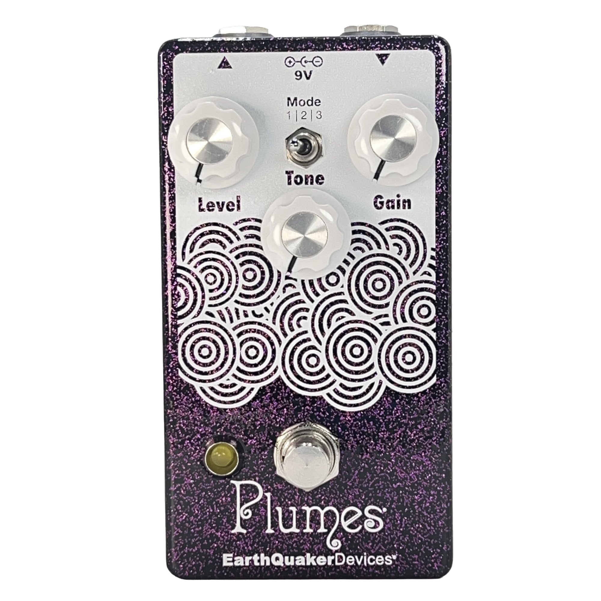 EarthQuaker Devices Plumes Small Signal Shredder, Purple Sparkle (Gear Hero Exclusive)