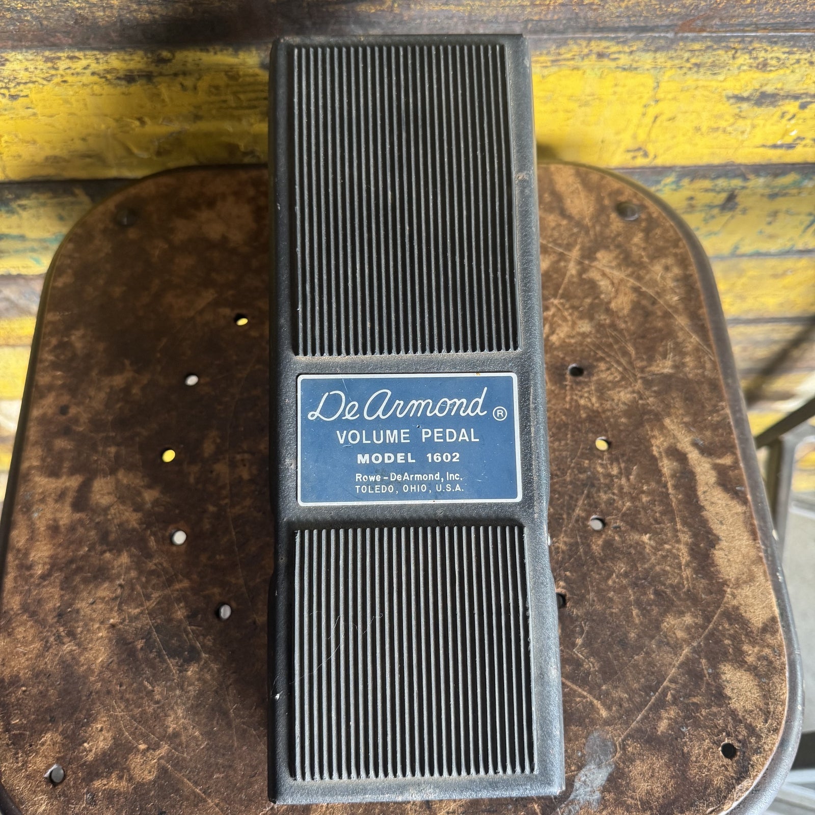DeArmond Volume Pedal Model 1602