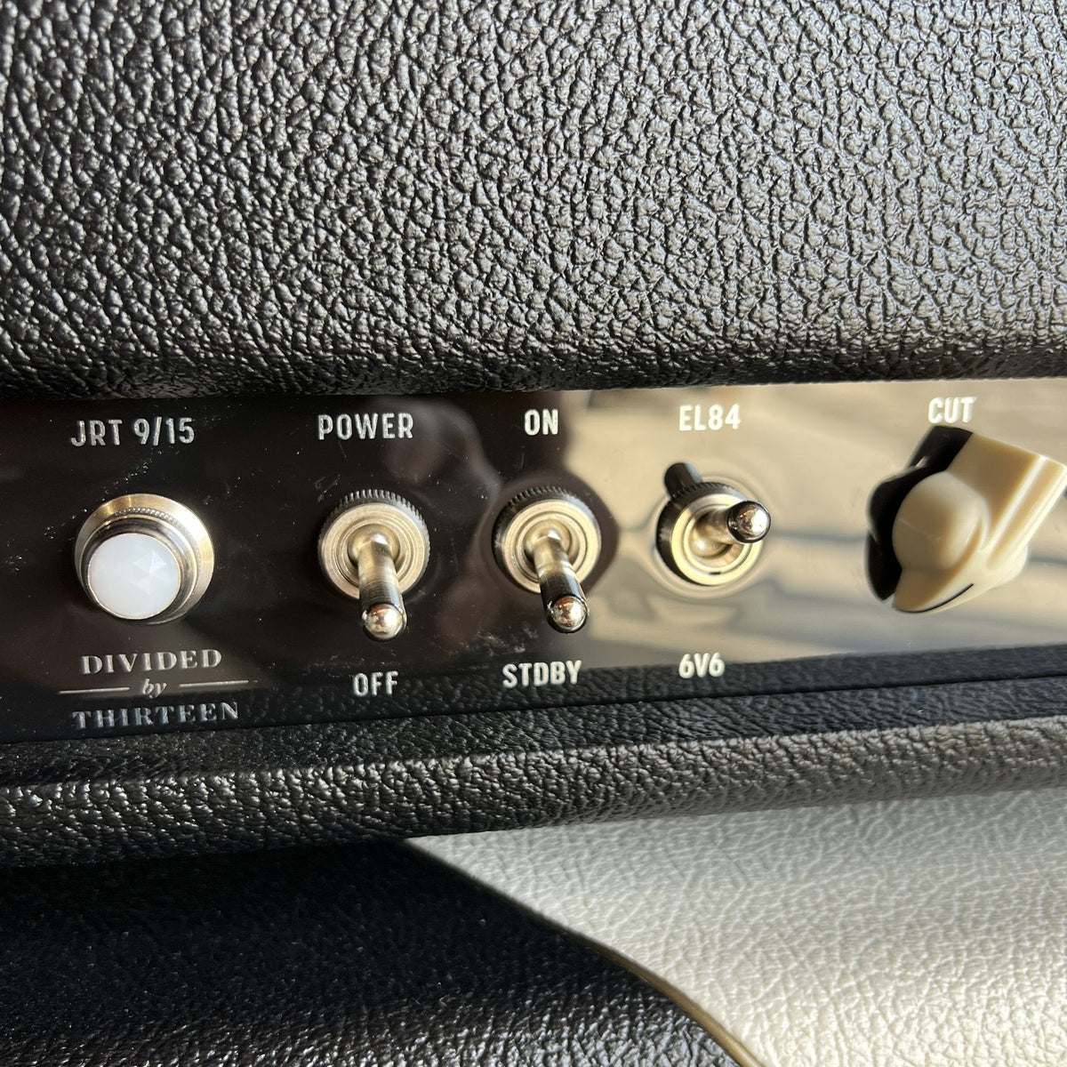 Divided by 13 JRT 9/15 Head - Black Bronco Tolex / Cream V