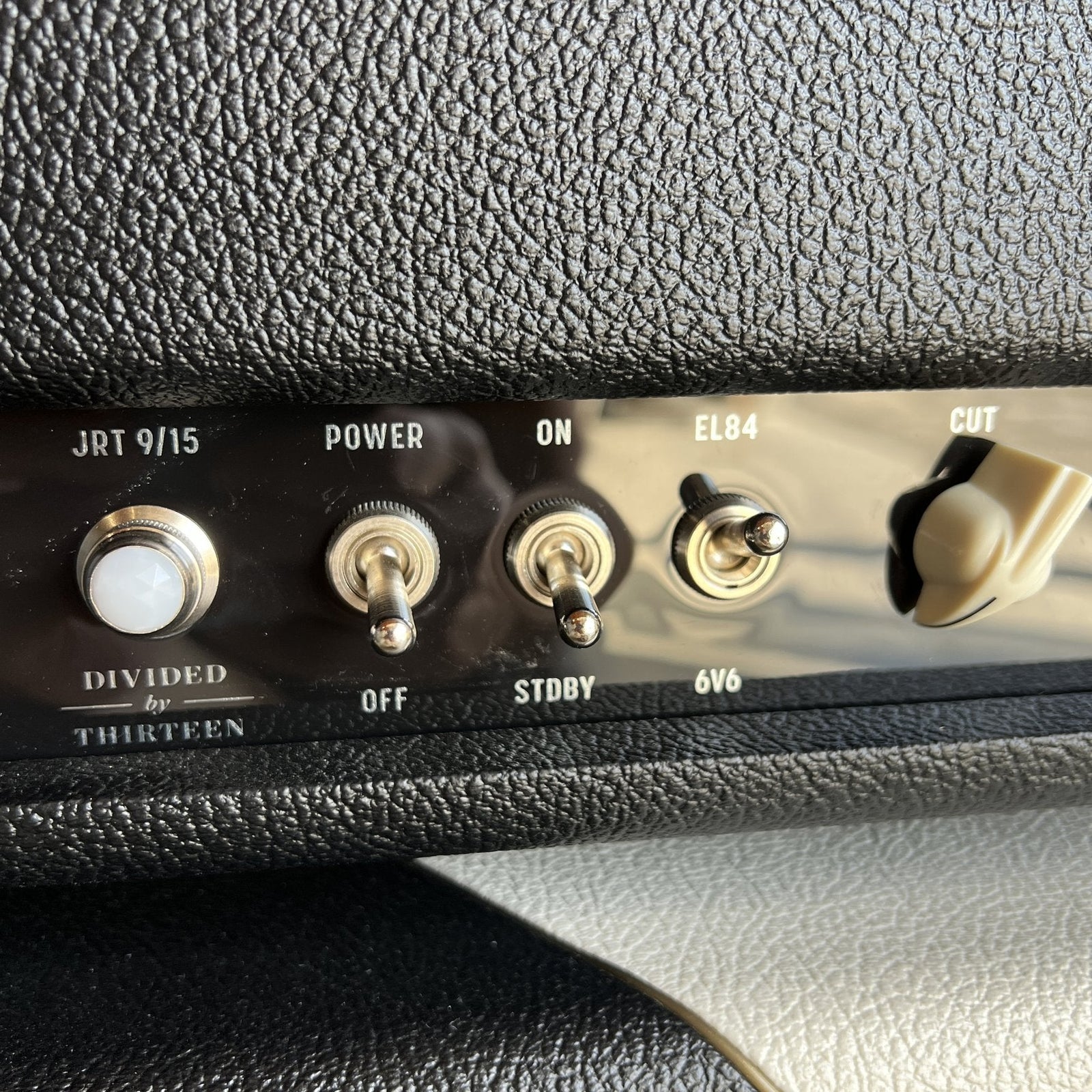 Divided by 13 JRT 9/15 Head - Black Bronco Tolex / Cream V