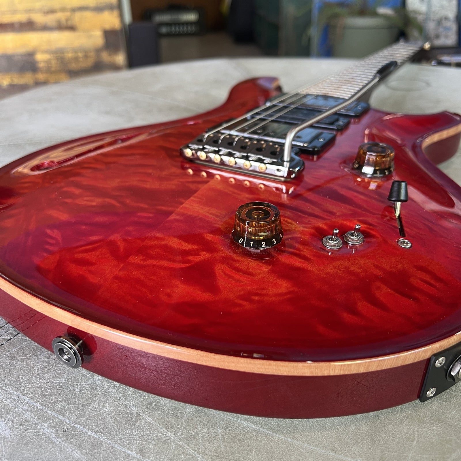 PRS Special Wood Library Brazilian Neck 10 Top - 2019 - Blood Orange