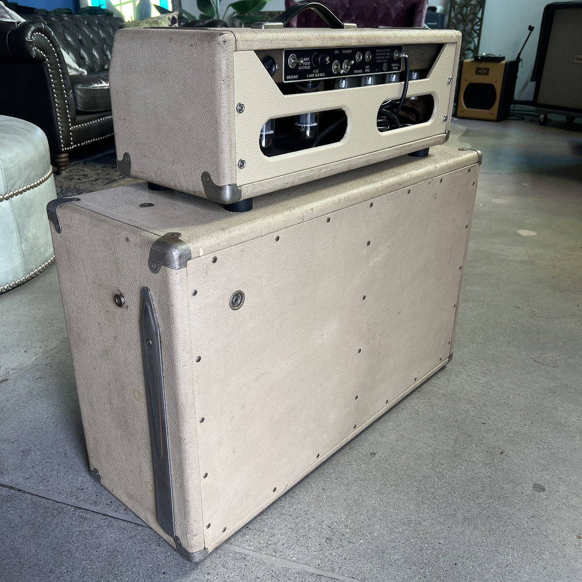 Vintage 1964 Fender Bandmaster w/2x12 Cabinet - Blonde