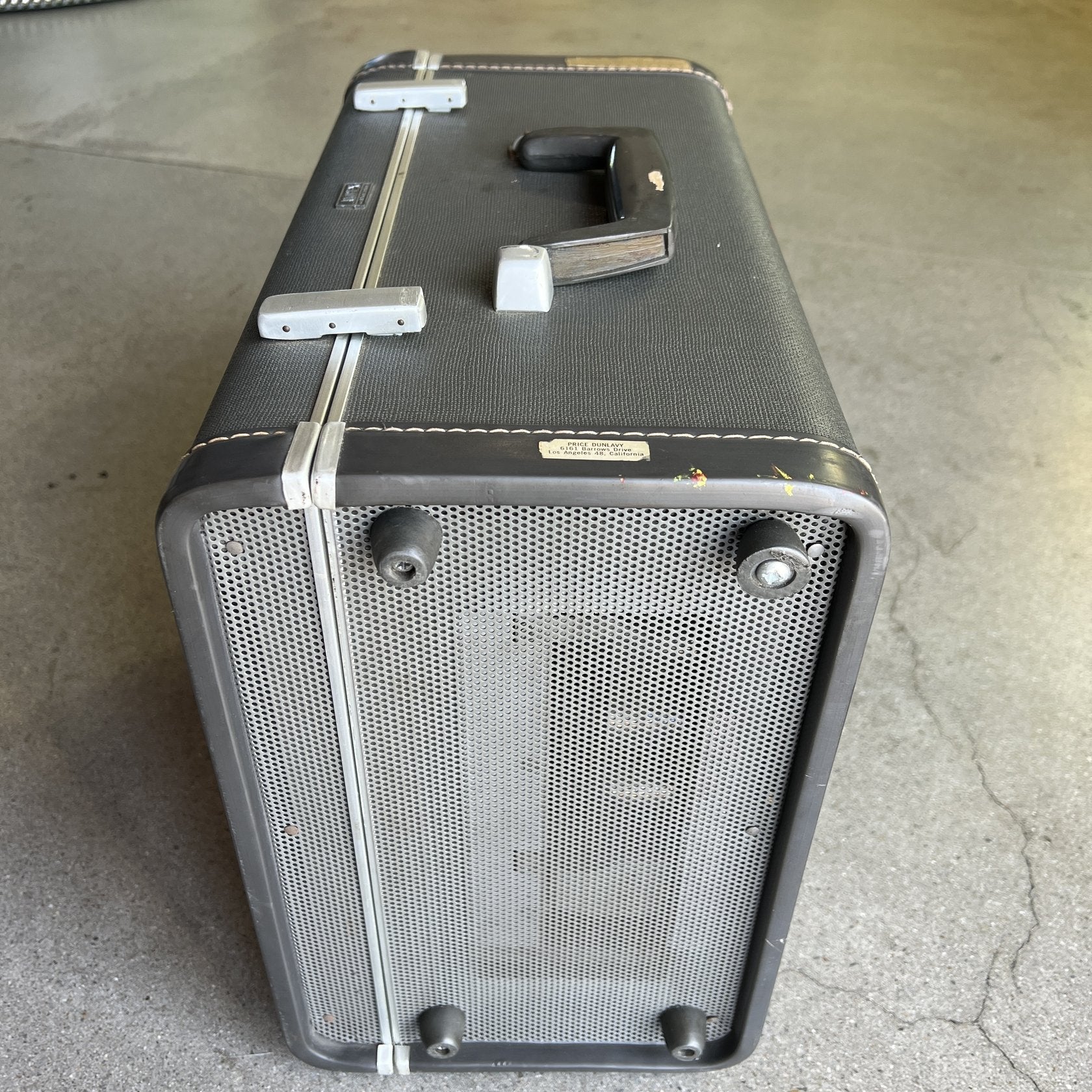 Ampex Stereo 2010 Vintage Suitcase Style Tube Amplifier