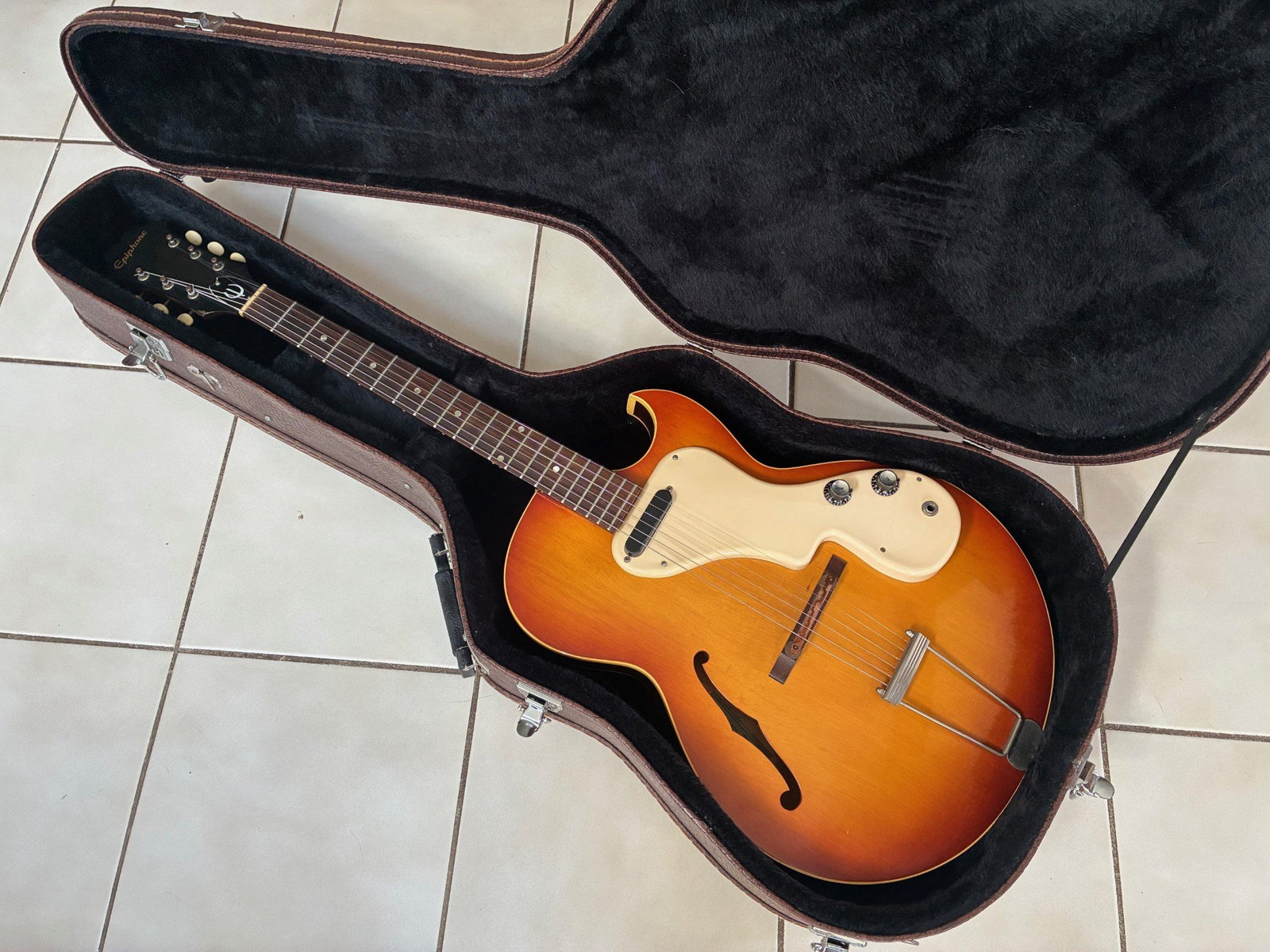 Vintage 1966 Epiphone Granada E444TC Archtop Guitar - Rare