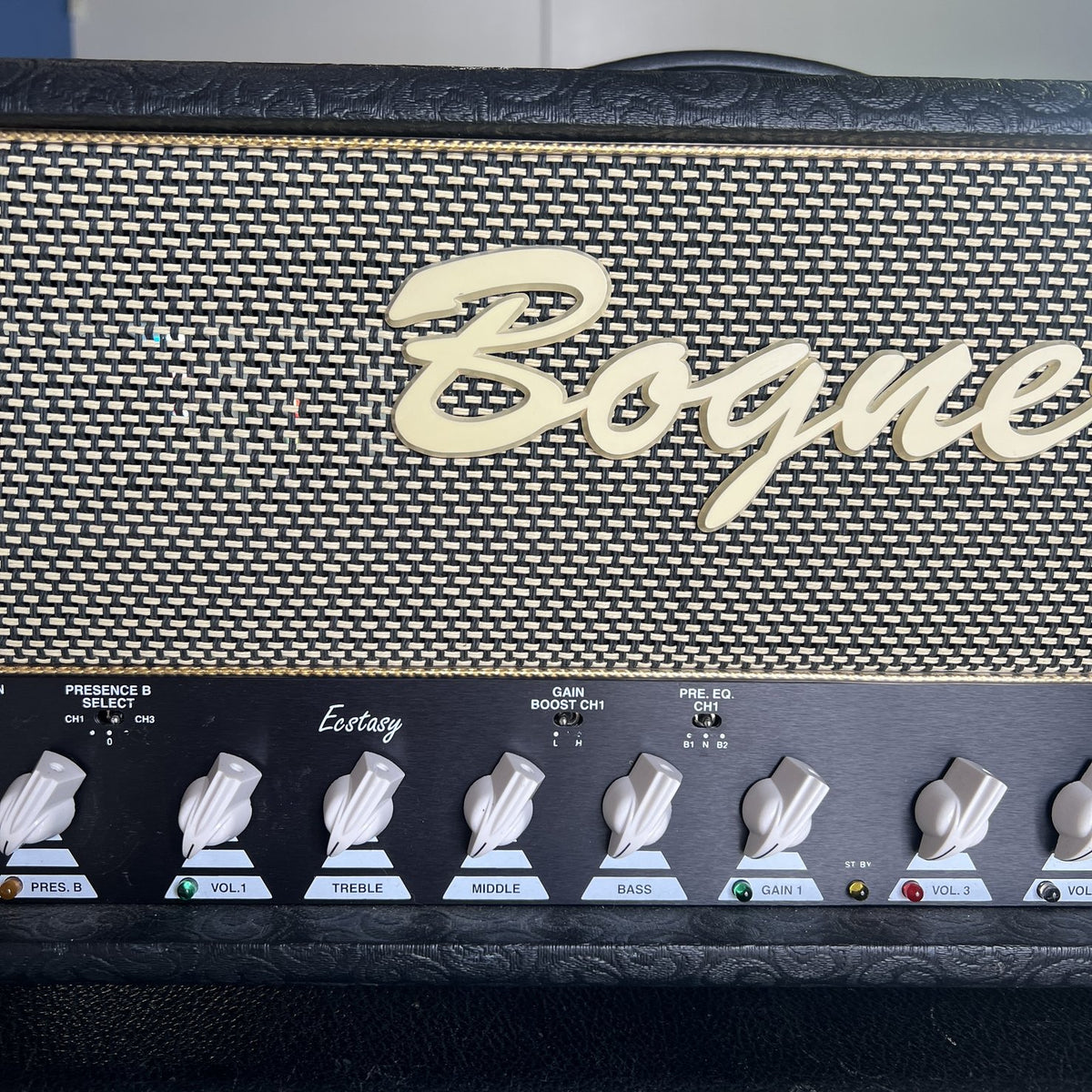 2005 Bogner Ecstasy 101B Head, Footswitch & Cover