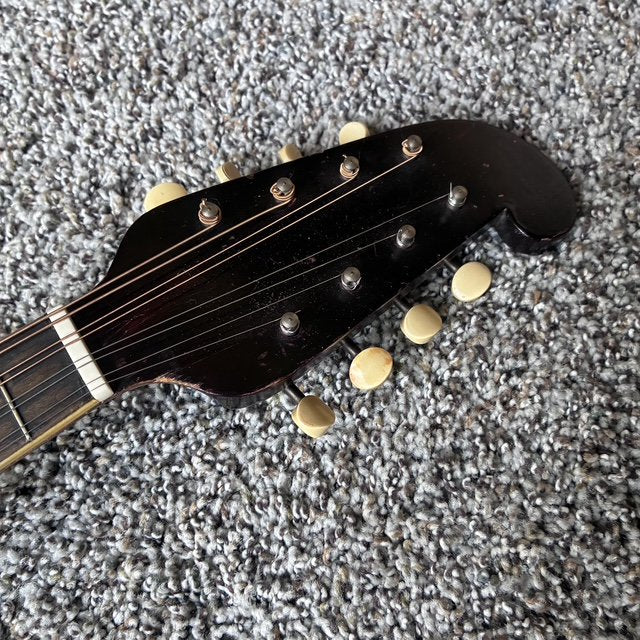Vintage 1920’s Regal Acoustic Mandolin & Case Reverse Scroll