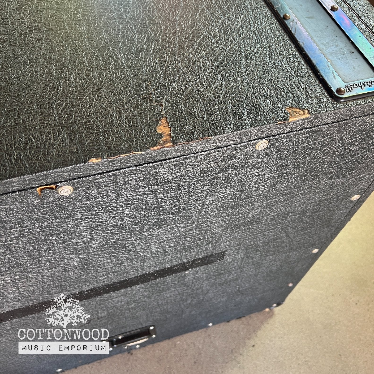 Vintage 1976 Marshall 1960A 4x12 Angled Guitar Cabinet - Checkerboard & Blackbacks