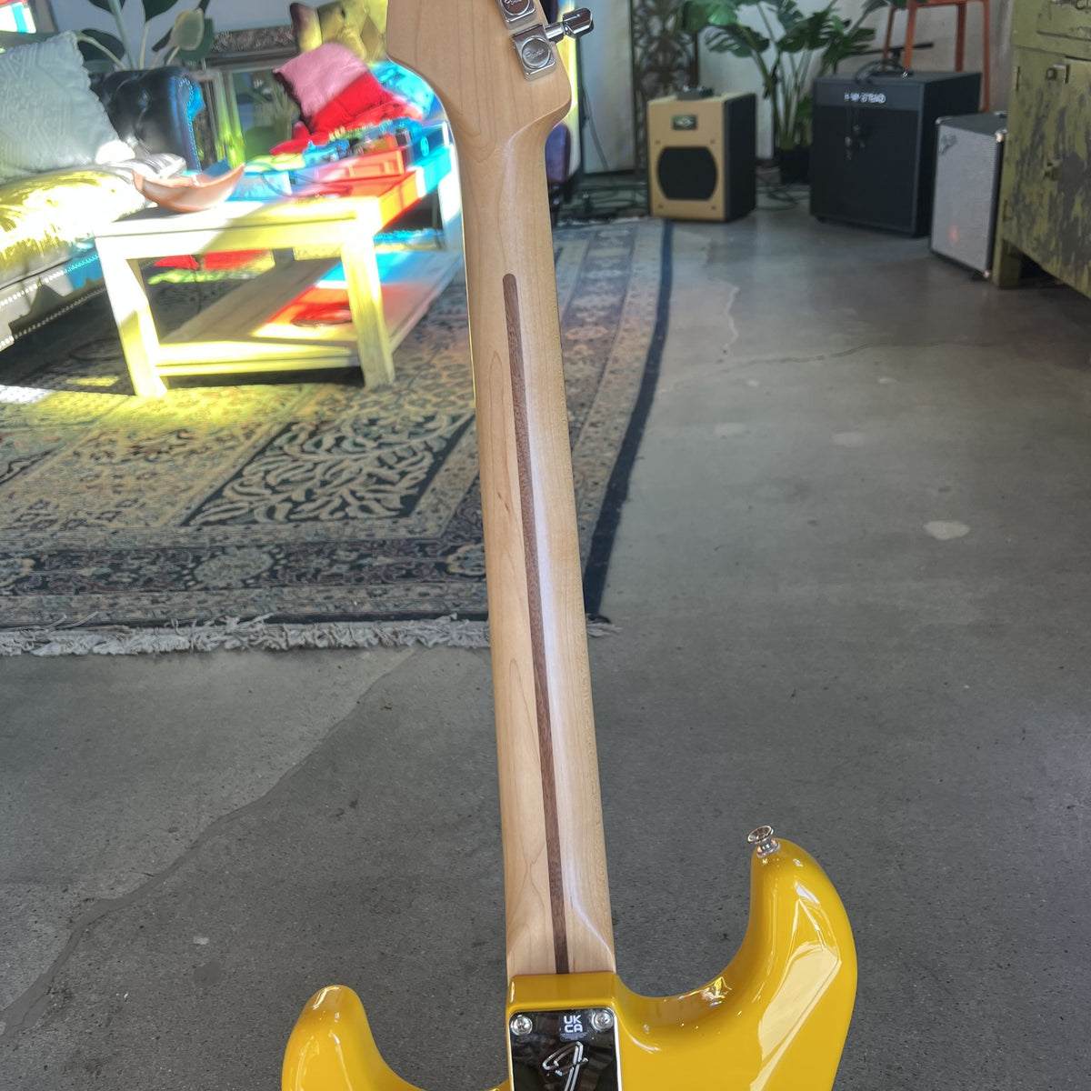 Fender Limited Edition Player Stratocaster HSS, Ebony Fingerboard, Ferrari Yellow - 2022