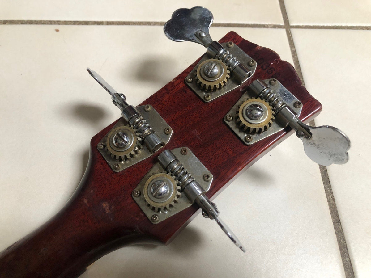 Vintage 1968 Gibson EB-2C Bass Guitar - Cherry Red