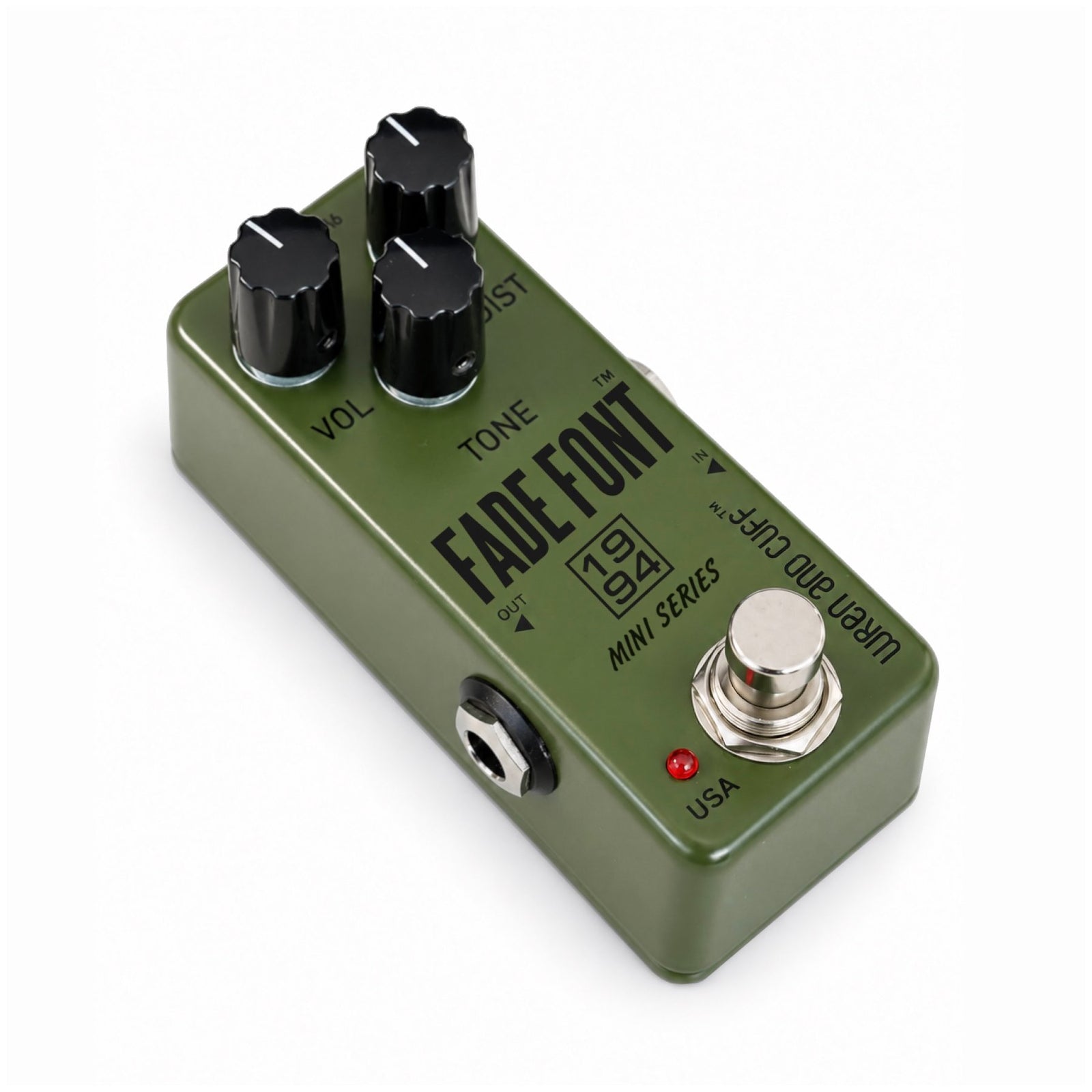 Wren and Cuff Mini Series Fade Font ‘94 Fuzz Pedal