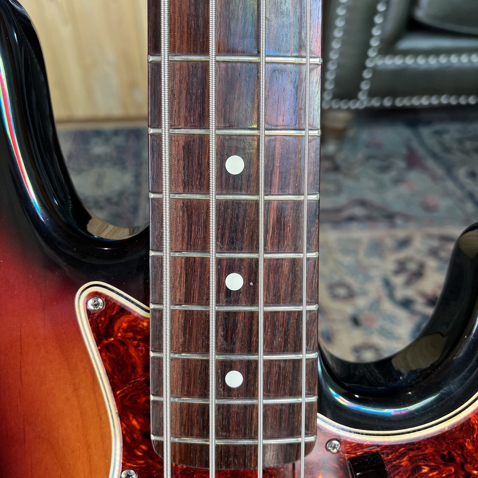 1994 Fender American Vintage '62 Jazz Bass Reissue – Rare "Stack-Knob" Edition (Sunburst/Rosewood)