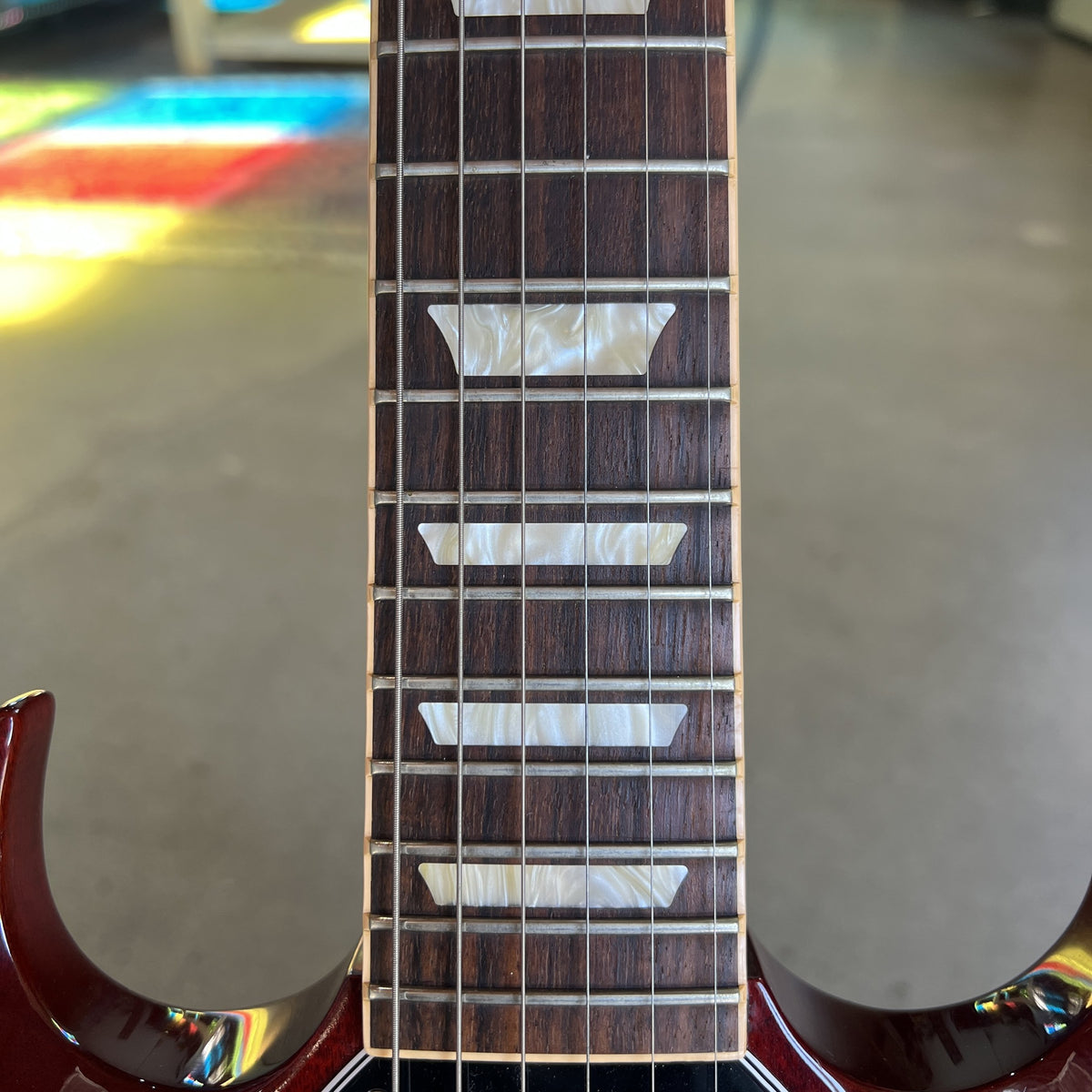 Robby Kreiger Owned Gibson 50th Anniversary SG Robby Krieger Signature (2012) – The Doors, Maestro Vibrola