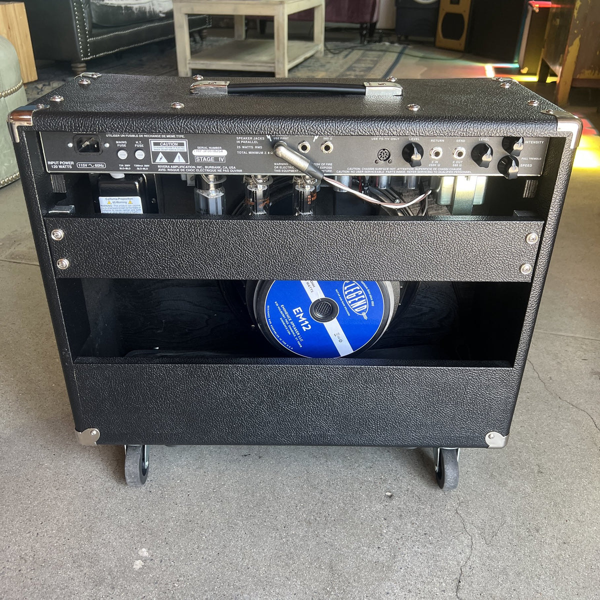 Rivera Amplification Stage IV Modified Tube Guitar Amplifier – Black (Excellent Condition)